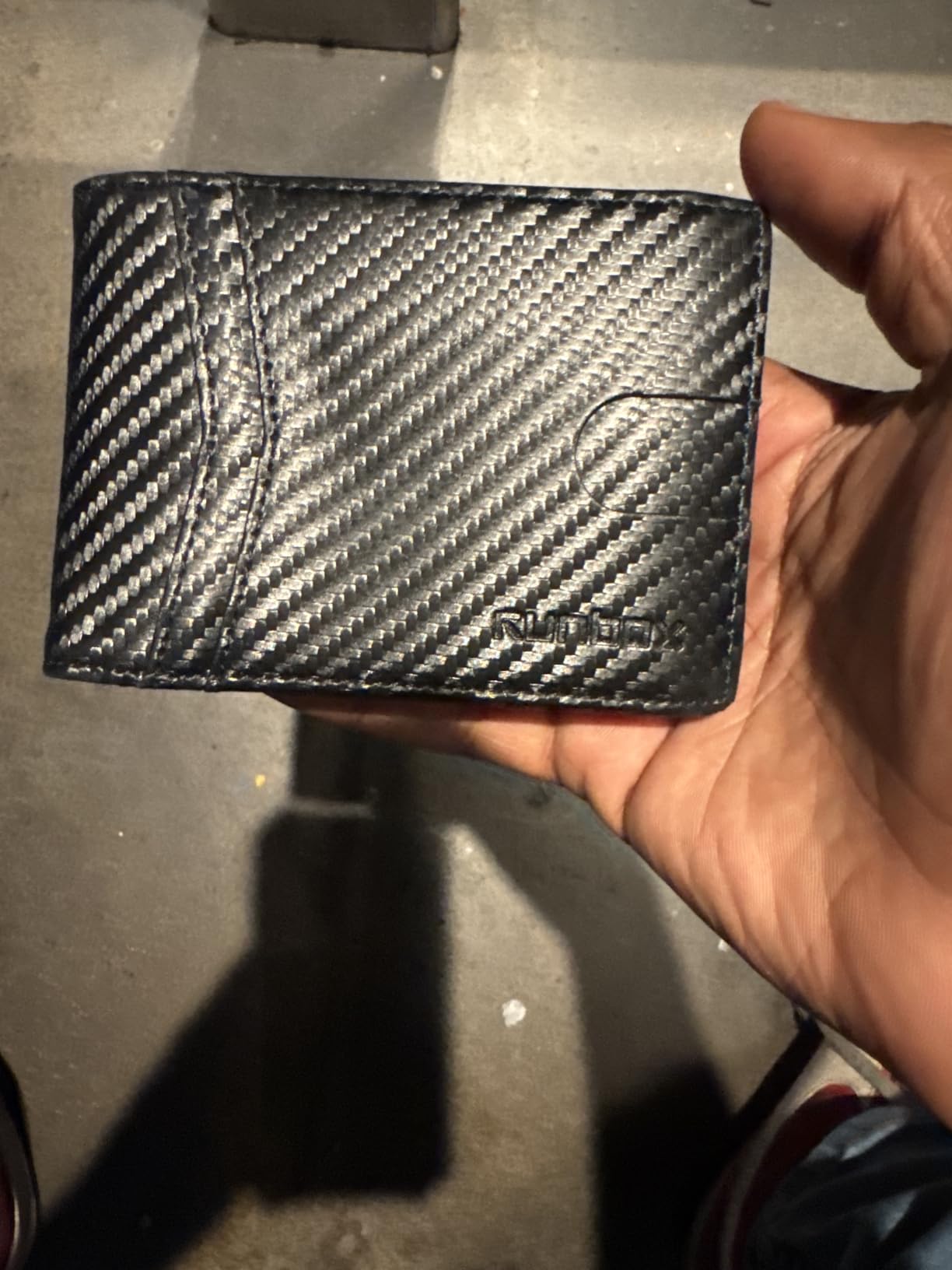 RUNBOX Wallet for Men Slim Rfid Leather 2 ID Window With Gift Box - Customer Photo 1