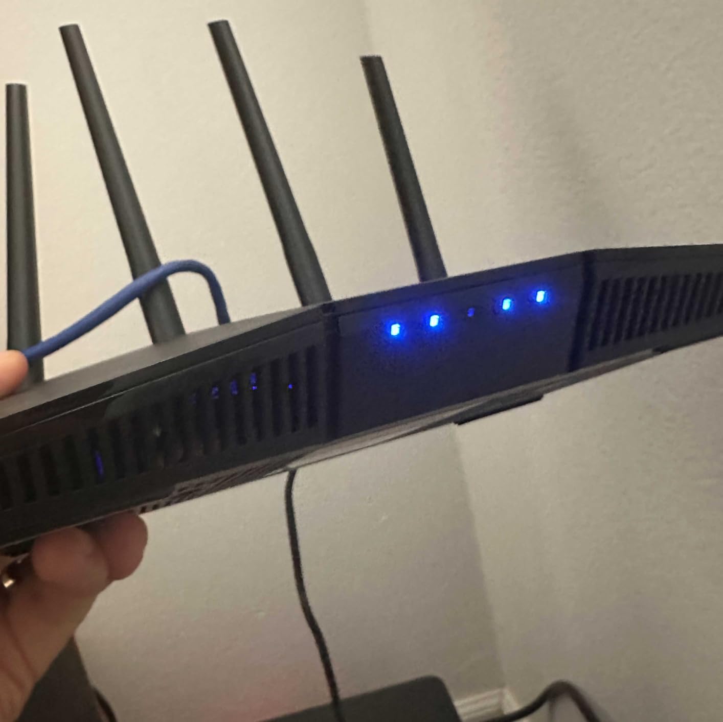 ASUS RT-AX1800S Dual Band WiFi 6 Extendable Router, Subscription-Free Network Security, Parental Control, Built-in VPN, AiMesh Compatible, Gaming & Streaming, Smart Home - Customer Photo 4