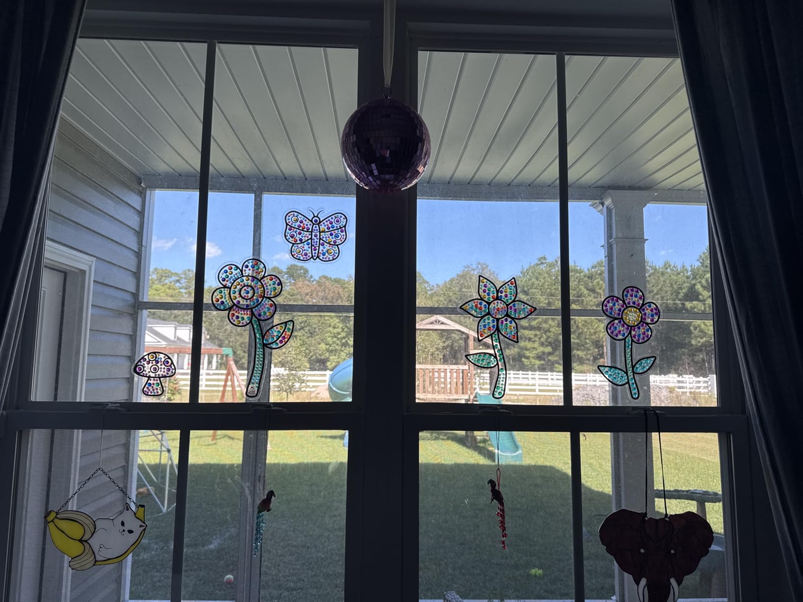 SUNGEMMERS Gem Window Art Suncatcher Kit for Kids 6-8 9 10 11 12 - Birthday Gifts for 7 Year Old Girl, Fun Diamond Art Christmas Mermaid Gifts for Girls - Arts & Crafts for Kids, Toys for Ages 5-7 - Customer Photo 1
