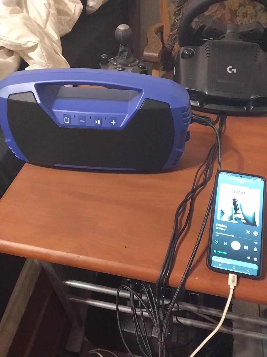 IPX7 Waterproof Bluetooth Speaker, 40W(60 Peak) Portable Wireless Speakers with Subwoofer, 32H Playtime, Stereo Loud Sound, Deep Bass, Bluetooth 5.0 with Handle for Pool, Beach, Outdoor, Gifts - Customer Photo 1