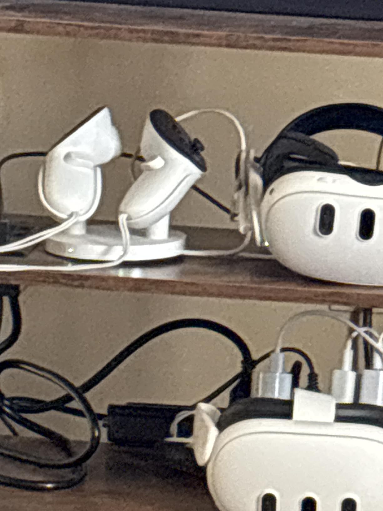 Meta Quest Compact Charging Dock — Works with Meta Quest 3/3S — Extended Headset Charging Cable — Wireless Charging for Touch Plus Controllers - Customer Photo 1