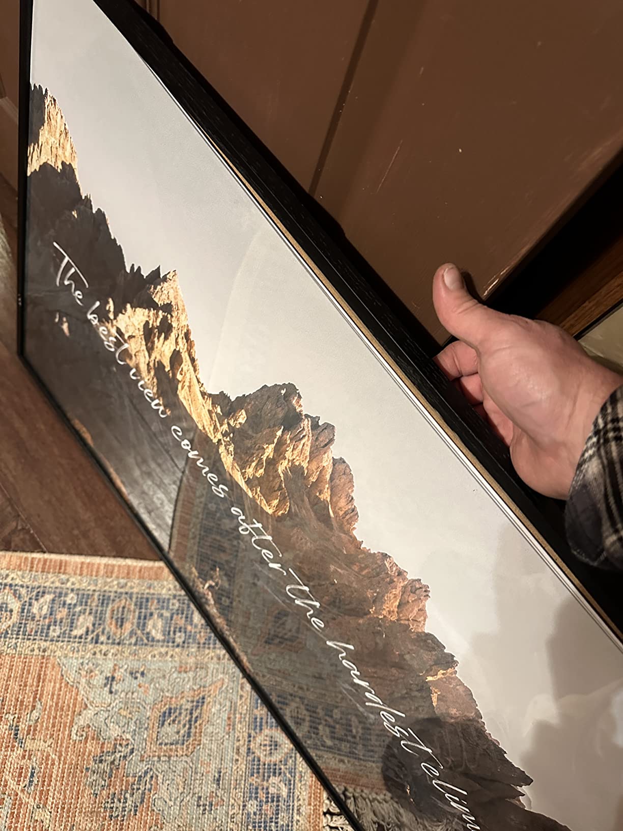 HAUS AND HUES Money Wall Art - Framed Wall Art Motivational, Masculine Art Wall Decor, Success Wall Art, Inspirational Wall Art For Office, Hundred Dollar Bill Wall Art (16x20, Beige Framed) Customer Review HAUS AND HUES Money Wall Art - Framed Wall Art Motivational, Masculine Art Wall Decor, Success Wall Art, Inspirational Wall Art For Office, Hundred Dollar Bill Wall Art (16x20, Beige Framed) - Customer Photo 1