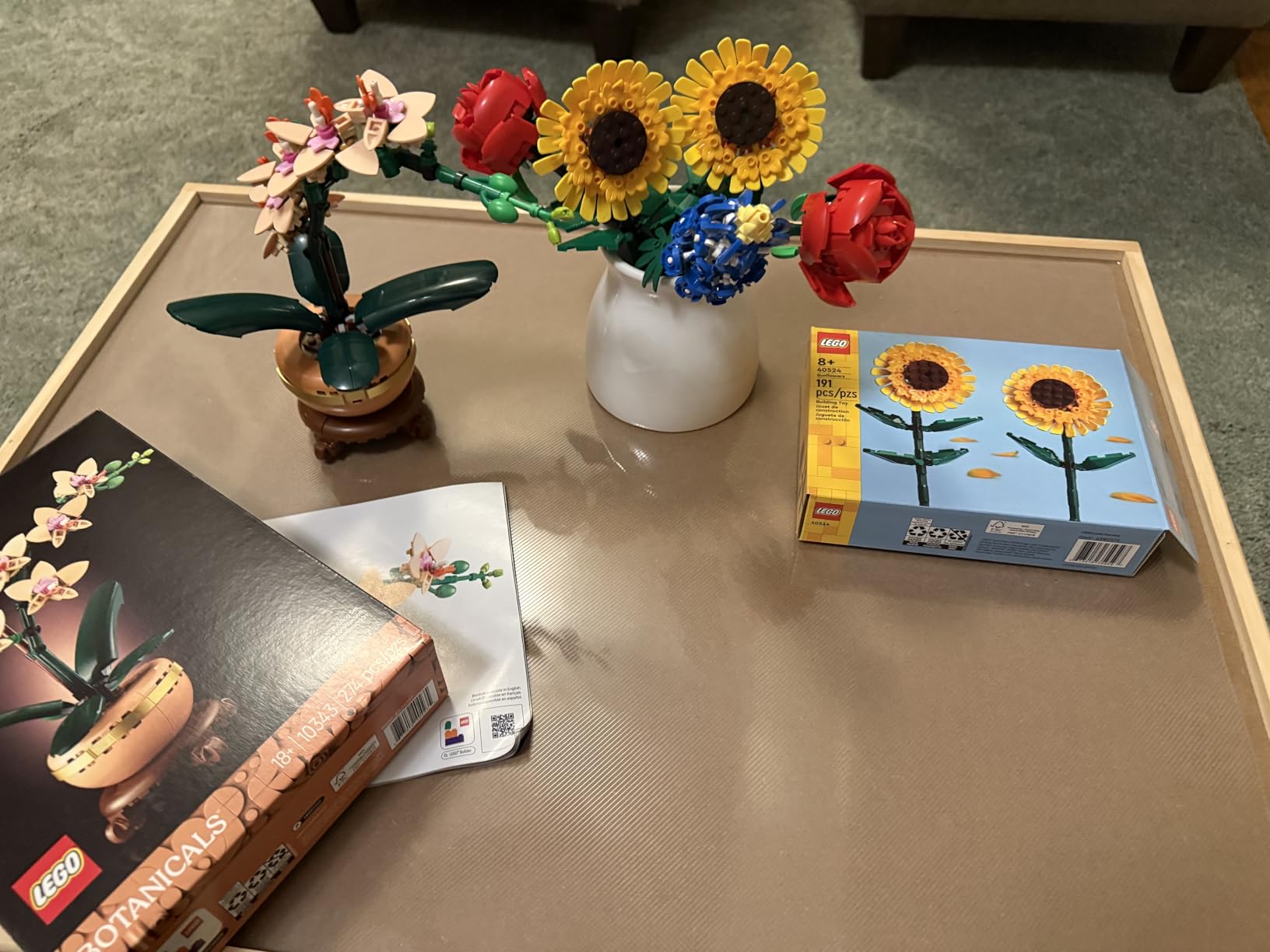 LEGO Sunflowers Building Toy for Kids, Girls and Boys Ages 8+ - Artificial Sunflowers for Home Decor and Display - Birthday Gift Idea for Lovers of Plants & Flowers - 40524 - Customer Photo 3