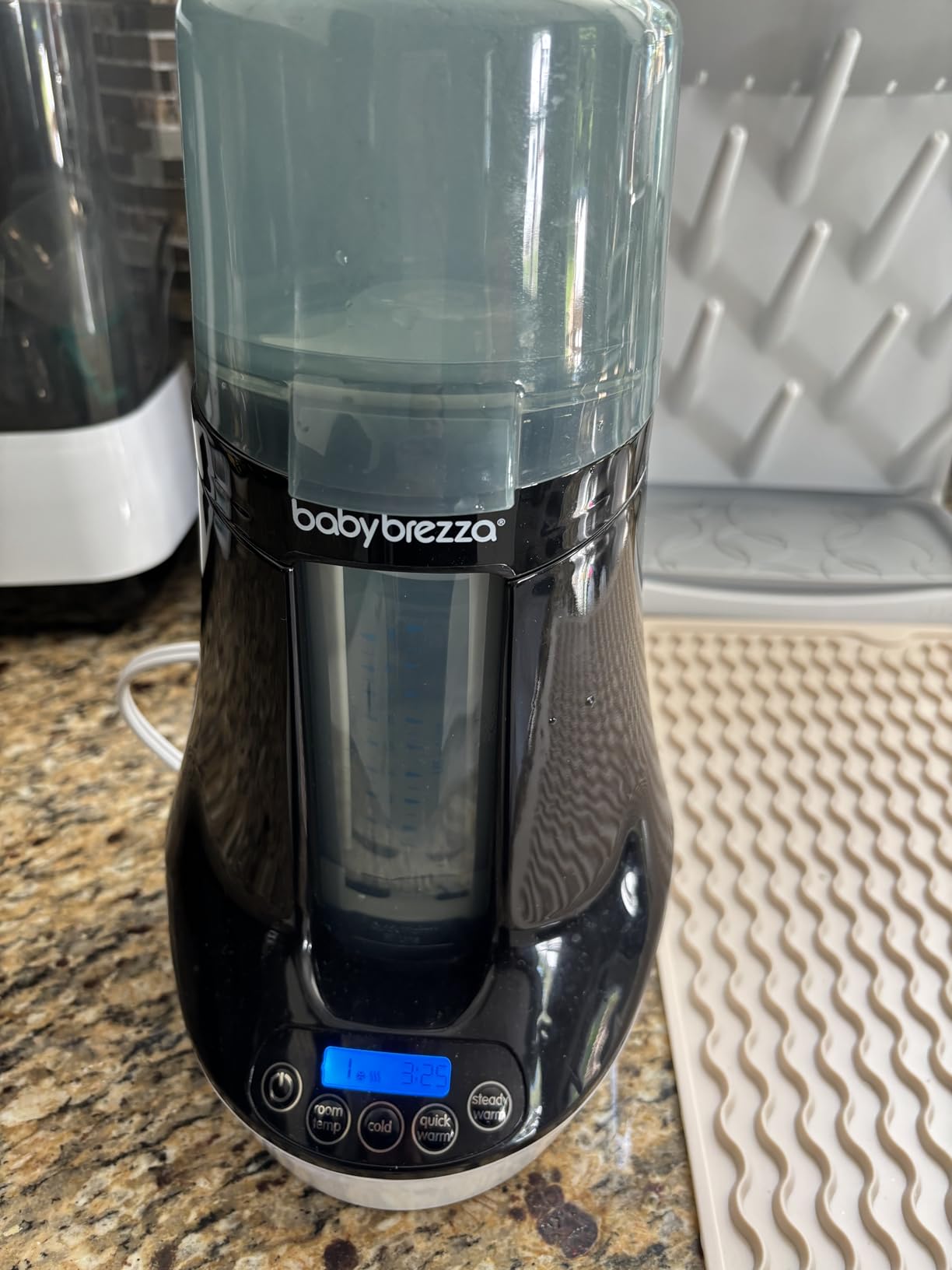 Baby Brezza Fast Baby Bottle Warmer - Baby Milk + Breastmilk Warmer Defroster – 2 Unique Temperatures for Breastmilk + Formula - Universal Fit for All Bottles, Bags + Jars Customer Review Baby Brezza Fast Baby Bottle Warmer - Baby Milk + Breastmilk Warmer Defroster – 2 Unique Temperatures for Breastmilk + Formula - Universal Fit for All Bottles, Bags + Jars - Customer Photo 1