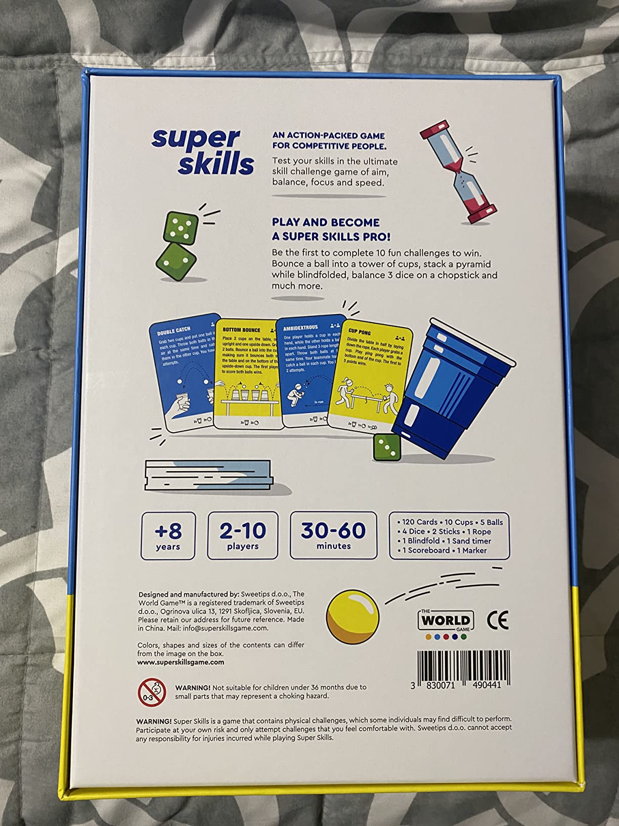 Super Skills - Action Game for Competitive People - Beat Your Friends at 120 Challenges - Fun Group Activity for Family Night or Party with Kids, Teen - Customer Photo 2