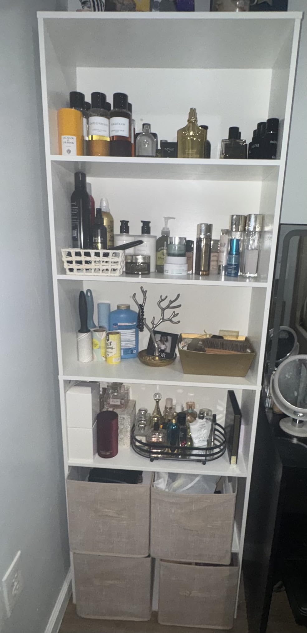 IRONCK Bookshelves and Bookcases Floor Standing 6 Tiers Display Storage Shelves 70 in Tall Bookcase Home Decor Furniture for Home Office, Living Room, Bed Room - Customer Photo 1