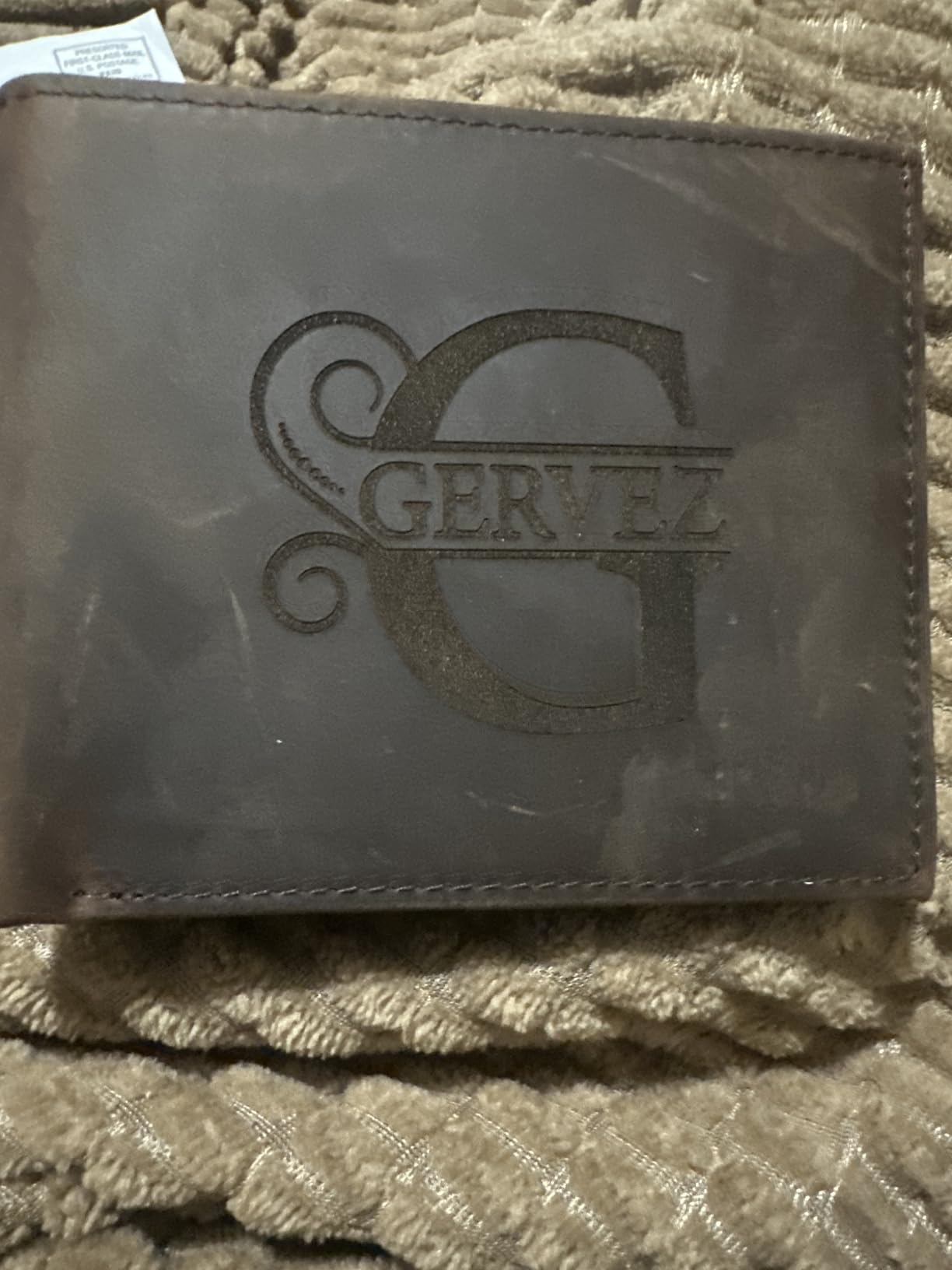 Personalized Wallet for Men, Custom Gifts for Father, Customized Monogram Wallet for Men, Son, Grandpa, Boyfriend, Fathers Day, Wedding, Anniversary, Birthday, Graduate - Customer Photo 1