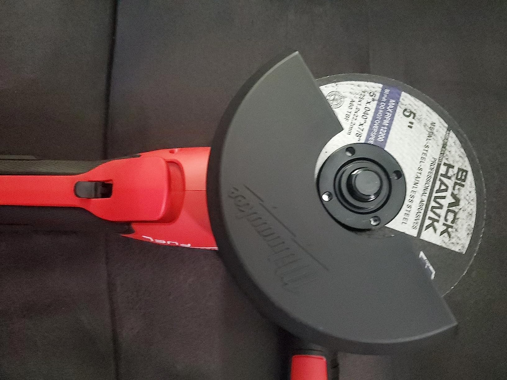 2880-20 M18 FUEL Brushless Lithium-Ion 4-1/2 in. / 5 in. Cordless Small Angle Grinder with No-Lock Paddle Switch (Tool Only) - Customer Photo 2