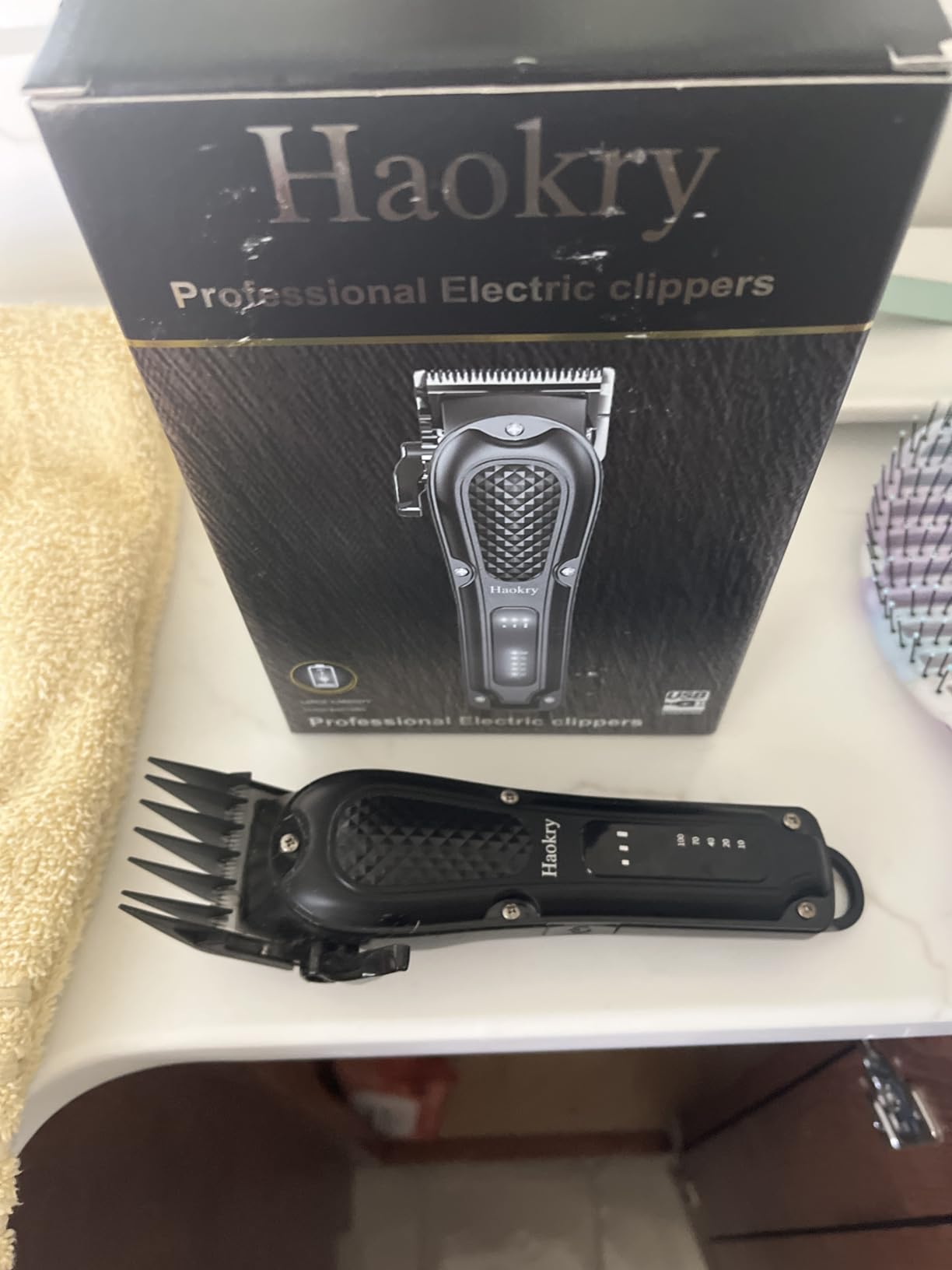 Hair Clippers for Men Professional - Cordless&Corded Barber Clippers for Hair Cutting & Grooming Rechargeable Beard Trimmer - Customer Photo 1