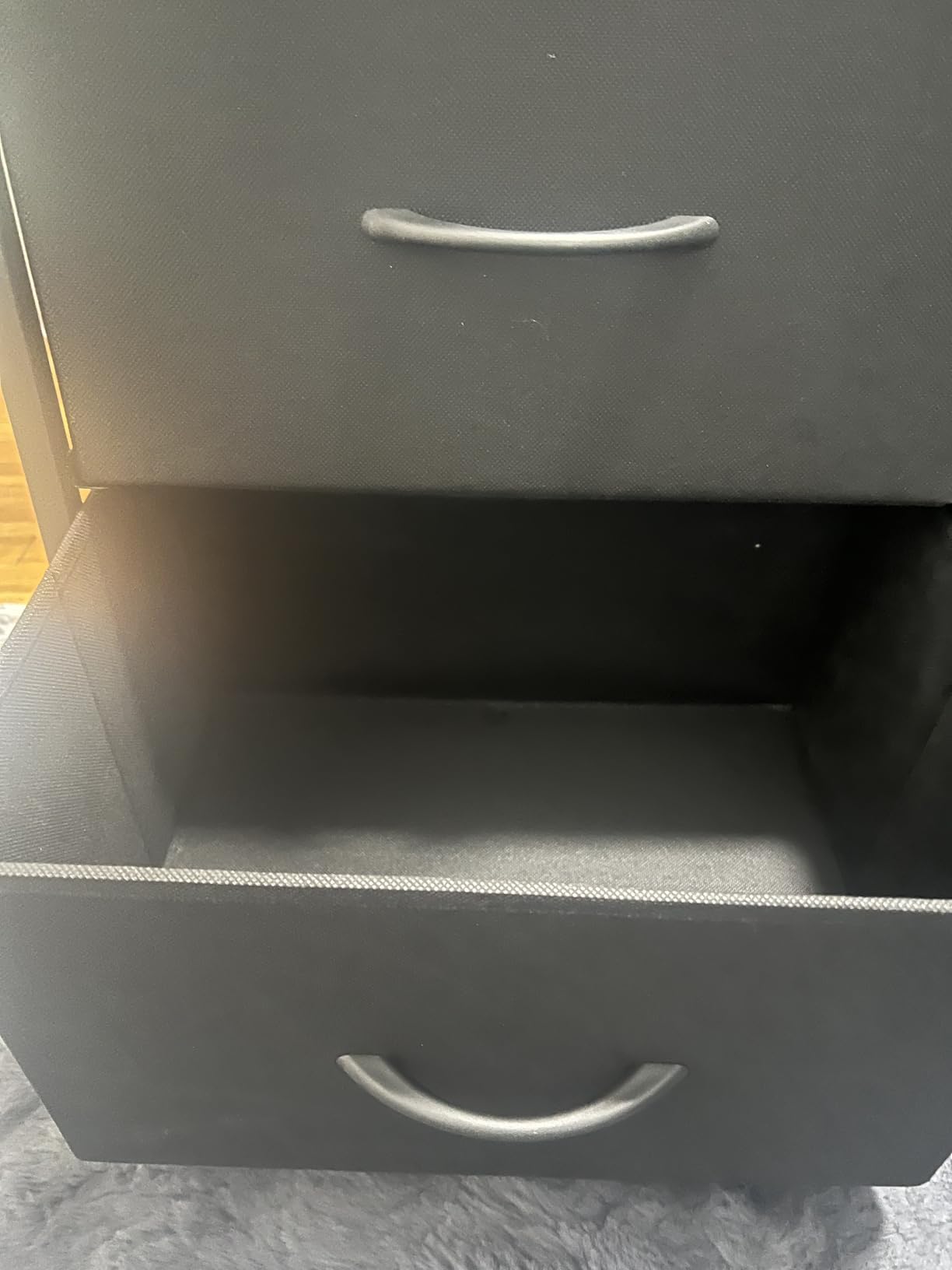 WLIVE Tall Black Dresser for Bedroom with 10 Drawers, Chest of Drawers, Dressers Bedroom Furniture, Storage Organizer Unit with Fabric Bins for Closet, Hallway, Living Room, Entryway - Customer Photo 2