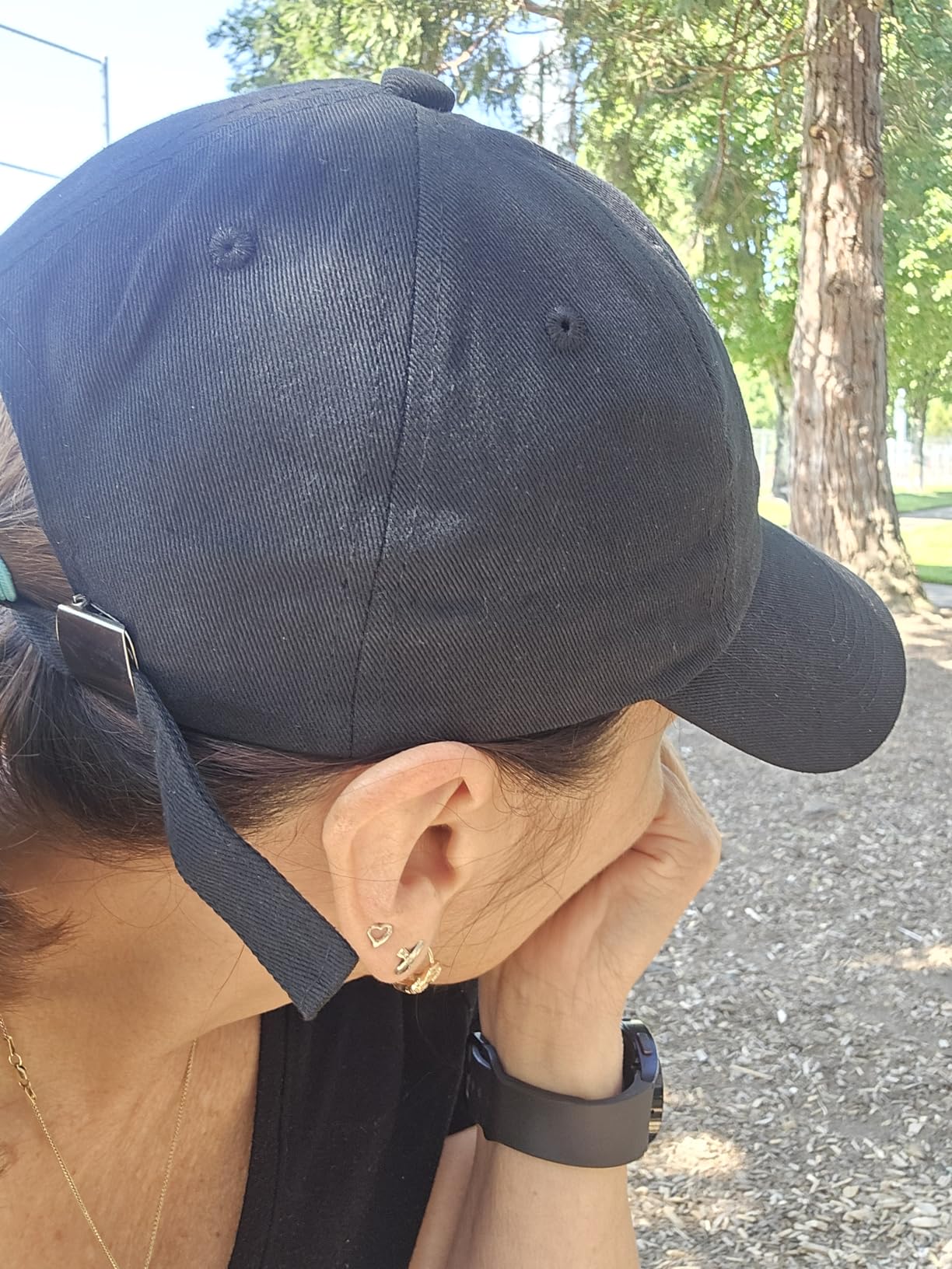 NPQQUAN Original Classic Low Profile Baseball Cap Golf Dad Hat Adjustable Cotton Hats Men Women Unconstructed Plain Cap Customer Review NPQQUAN Original Classic Low Profile Baseball Cap Golf Dad Hat Adjustable Cotton Hats Men Women Unconstructed Plain Cap - Customer Photo 2