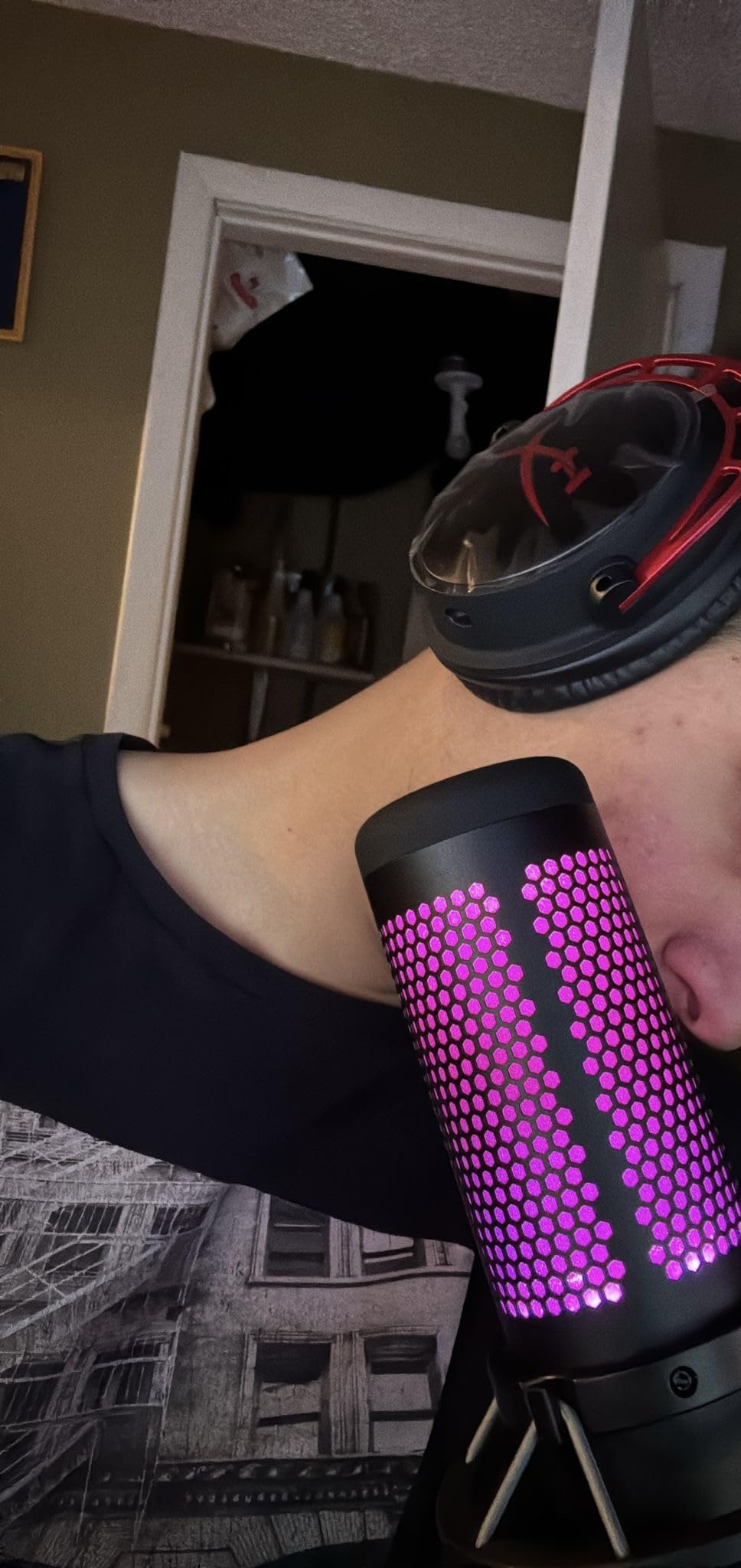 HyperX Cloud Alpha Wireless - Gaming Headset for PC, 300-hour battery life, DTS Headphone:X Spatial Audio, Memory foam, Dual Chamber Drivers, Noise-canceling mic, Durable aluminum frame,Red - Customer Photo 3