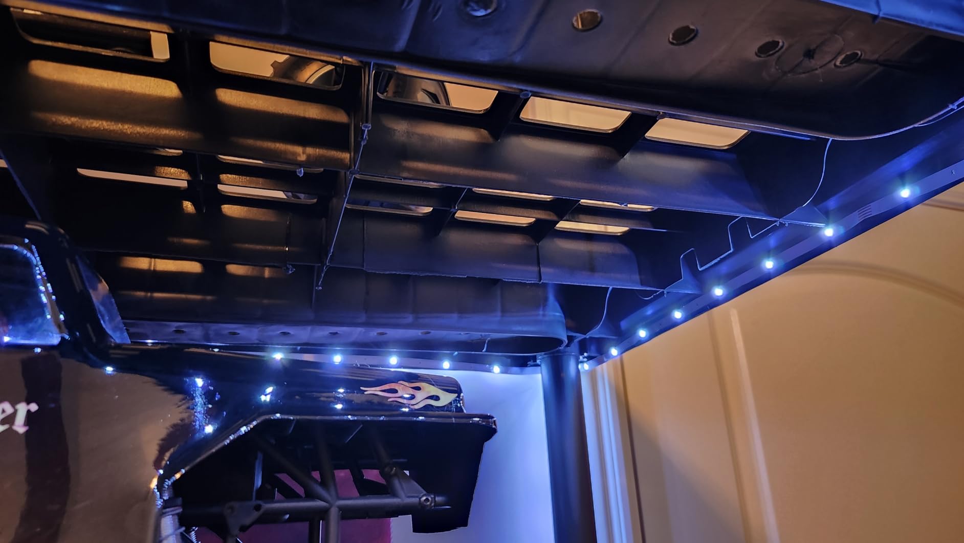 KSIPZE 100ft Led Strip Lights RGB Music Sync Color Changing Led Lights with Smart App Control Remote Led Lights for Bedroom Room Lighting Flexible Home Décor Customer Review KSIPZE 100ft Led Strip Lights RGB Music Sync Color Changing Led Lights with Smart App Control Remote Led Lights for Bedroom Room Lighting Flexible Home Décor - Customer Photo 2