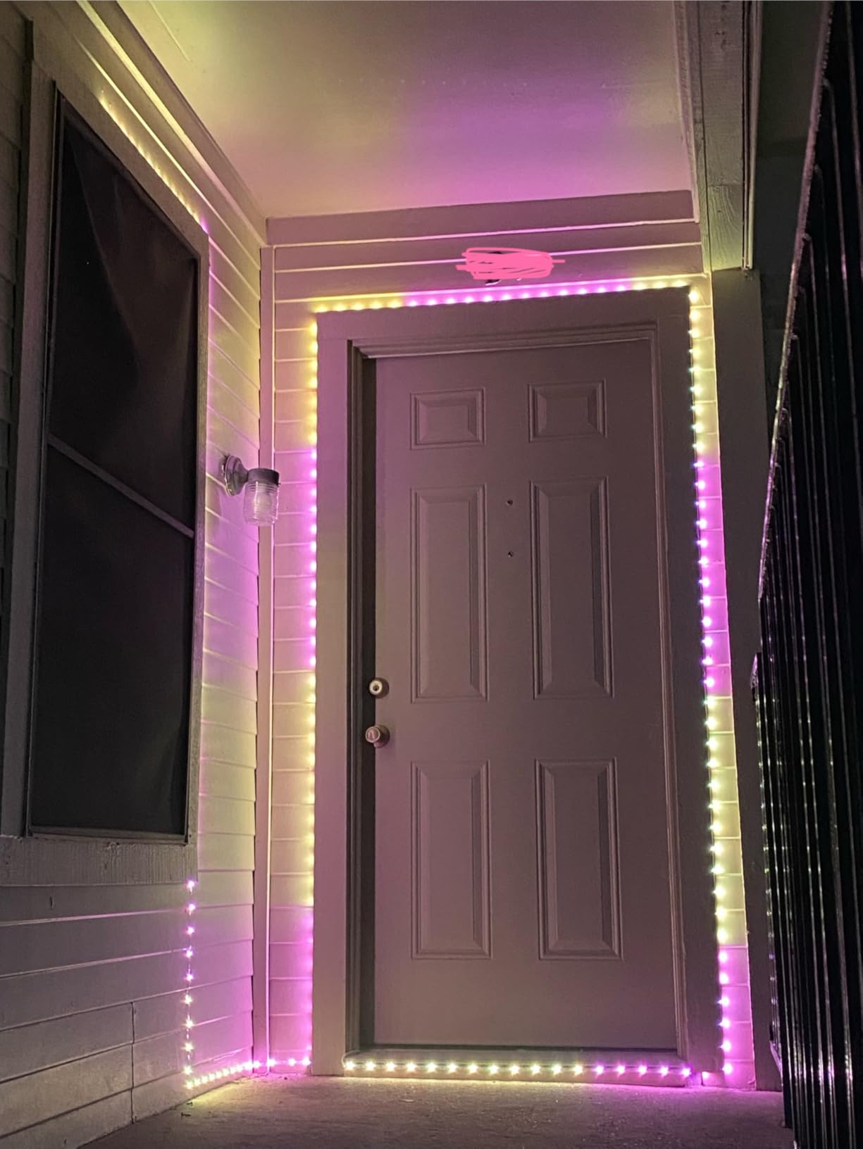 Govee 100ft RGBIC LED Strip Lights, Smart LED Lights Work with Alexa and Google Assistant, LED Lights for Bedroom WiFi App Control Segmented DIY Multiple Colors, Color Changing Light, (2 x 50ft) Customer Review Govee 100ft RGBIC LED Strip Lights, Smart LED Lights Work with Alexa and Google Assistant, LED Lights for Bedroom WiFi App Control Segmented DIY Multiple Colors, Color Changing Light, (2 x 50ft) - Customer Photo 1