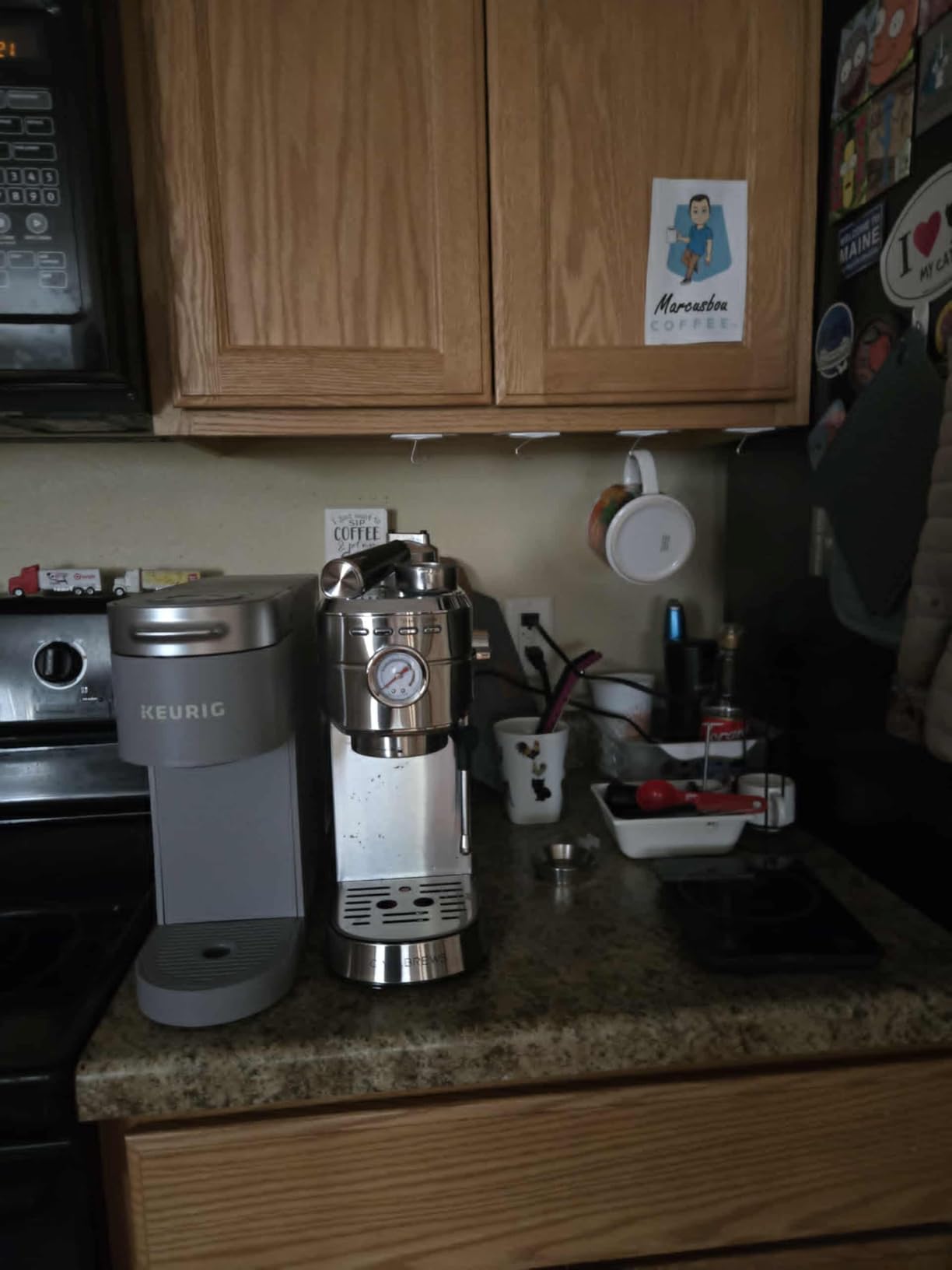 CASABREWS CM5418 Espresso Machine 20 Bar, Compact Espresso Maker with Steam Milk Frother, Stainless Steel Coffee Machine with 34oz Removable Water Tank for Cappuccino, Gift for Women or Men, Silver Customer Review CASABREWS CM5418 Espresso Machine 20 Bar, Compact Espresso Maker with Steam Milk Frother, Stainless Steel Coffee Machine with 34oz Removable Water Tank for Cappuccino, Gift for Women or Men, Silver - Customer Photo 2