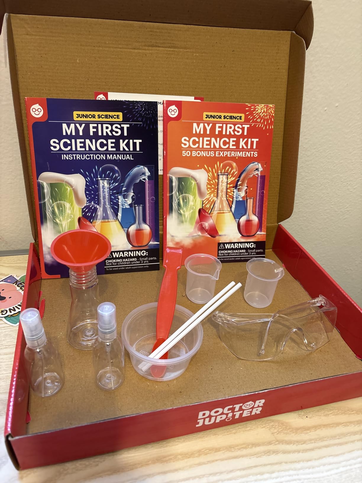 Doctor Jupiter My First Science Kit for Kids Ages 4-5-6-7-8 | Christmas, Birthday Gift Ideas for 4+ Year Old Boys & Girls | Toy Stem Kit with 100+ Experiments | Learning & Educational Projects - Customer Photo 1
