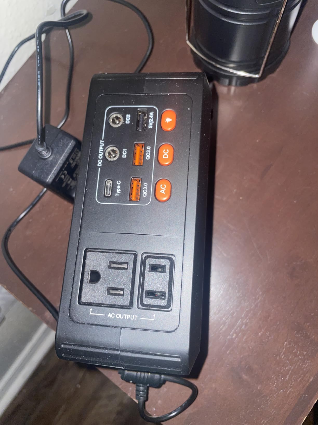 HOWEASY Portable Power Station,120W(240W Peak) Solar Generator,88Wh Lithium Battery Power with 110V AC Outlet/DC/USB/LED Light for Outdoor Camping Trip Hunting Emergency(Solar Panel Optional) - Customer Photo 1