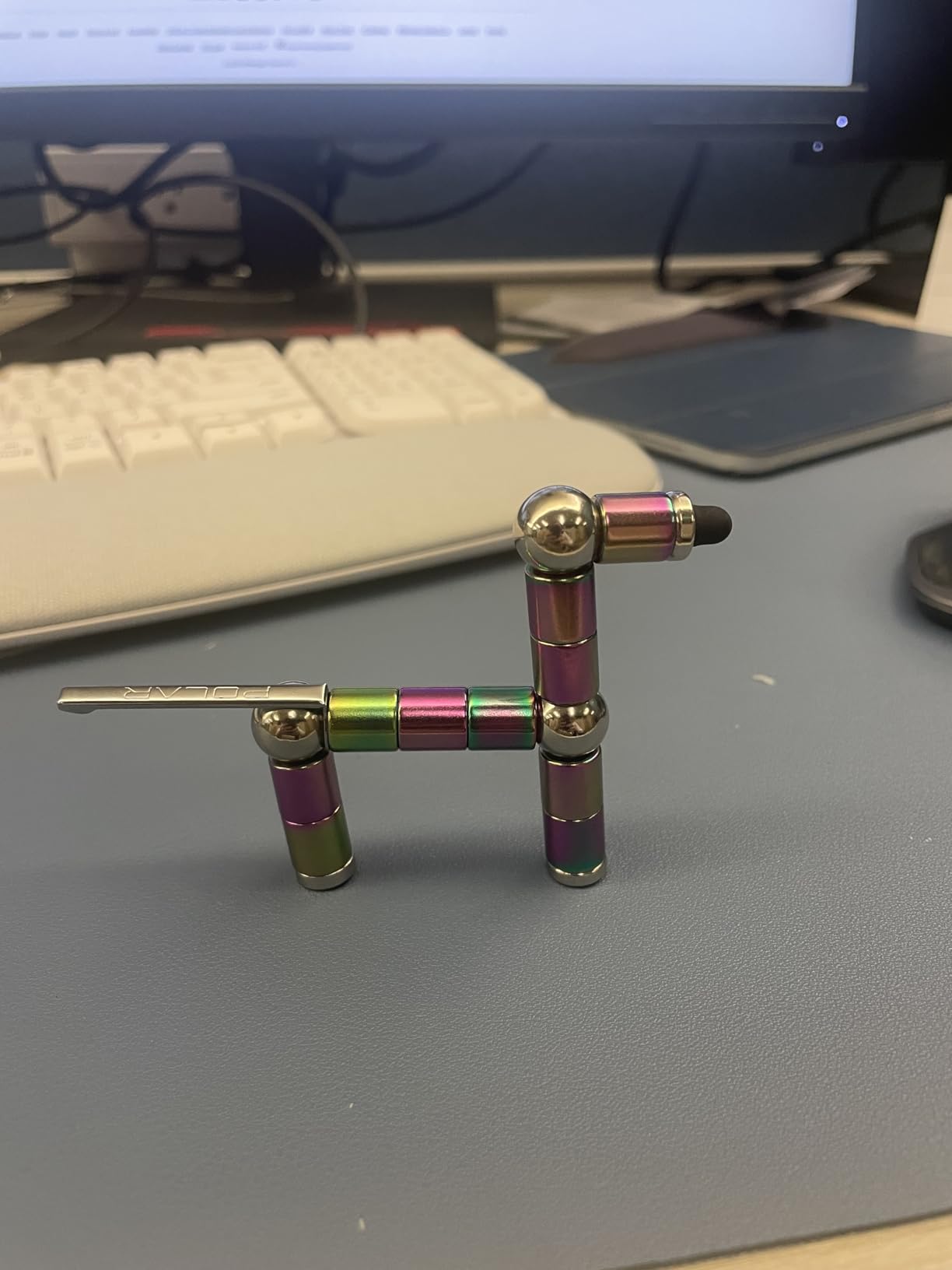 LARAH Color Fidget Pen Toy, Sensory Tool EDC Fidgeting Game for Adults, Cool Gadget Best for Stress and Anxiety Relief and Kill Time,Novelty Gifts for Teen and Adults - Customer Photo 4