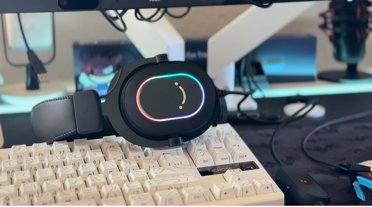 FIFINE Gaming Headset for PC-Wired Headphones with Microphone-7.1 Surround Sound Computer USB Headset for Laptop, Streaming Headphones on PS4/PS5, with EQ Mode, RGB, Soft Ear Pads - AmpliGame H6 - Customer Photo 1