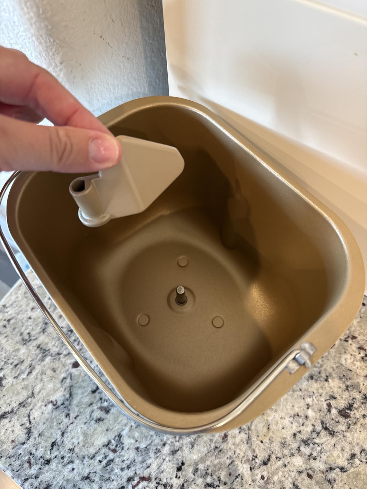 Neretva Bread Machine, 2.2LB 15-in-1 Bread Maker, Dual Heater Breadmaker Machine with Auto Nut Dispenser & Nonstick Ceramic Pan, Bread Maker Machine for Gluten Free, Dough Maker, Sourdough, Yogurt - Customer Photo 2