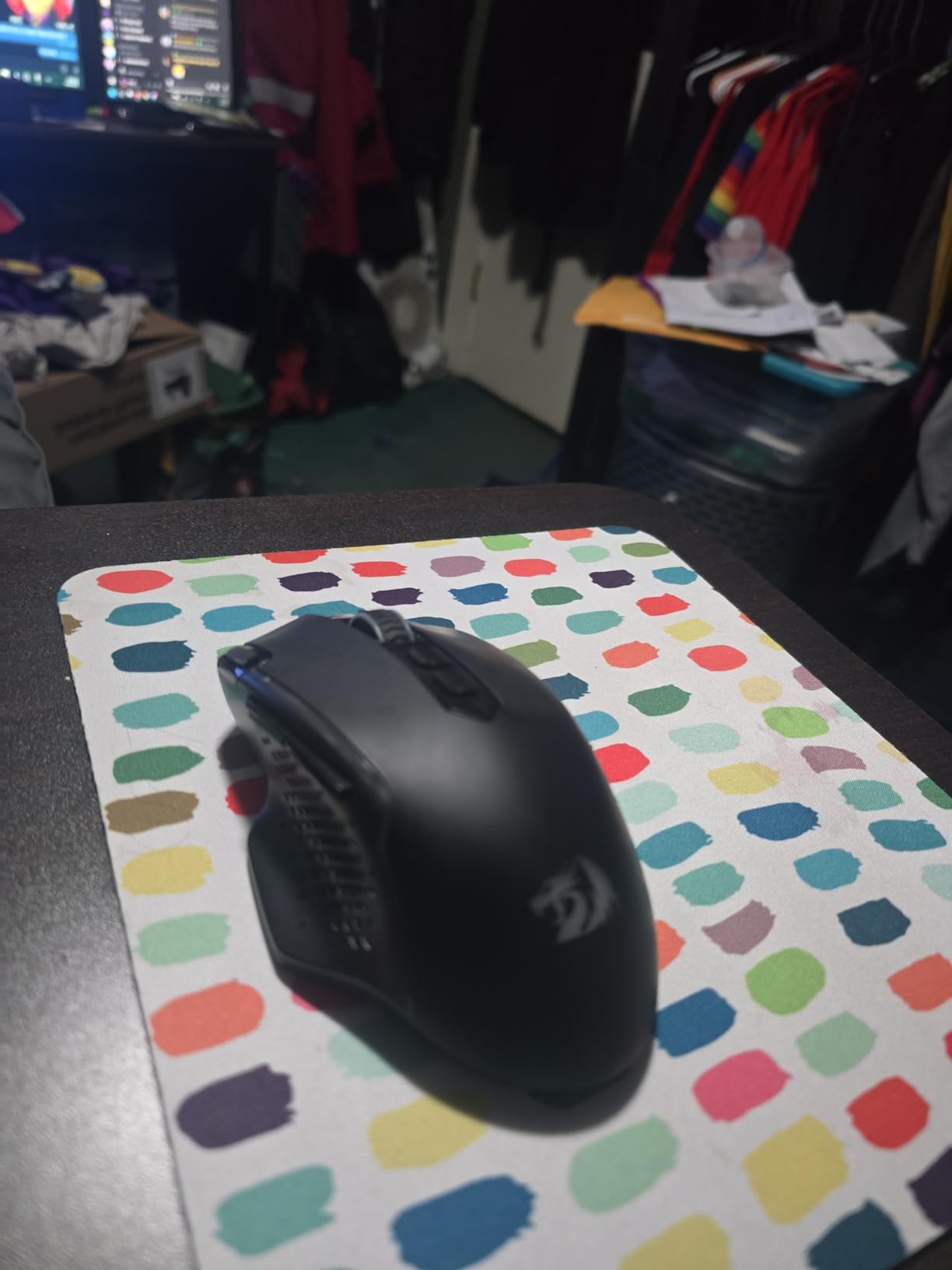 Redragon M810 Pro Wireless Gaming Mouse, 10000 DPI Wired/Wireless Gamer Mouse w/Rapid Fire Key, 8 Macro Buttons, 45-Hour Reliable Power Capacity and RGB Backlit for PC/Mac/Laptop - Customer Photo 1