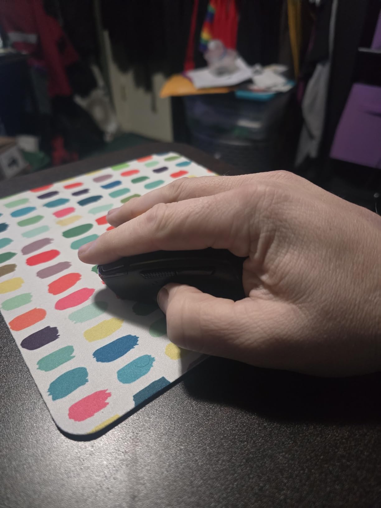 Redragon M810 Pro Wireless Gaming Mouse, 10000 DPI Wired/Wireless Gamer Mouse w/Rapid Fire Key, 8 Macro Buttons, 45-Hour Reliable Power Capacity and RGB Backlit for PC/Mac/Laptop - Customer Photo 2