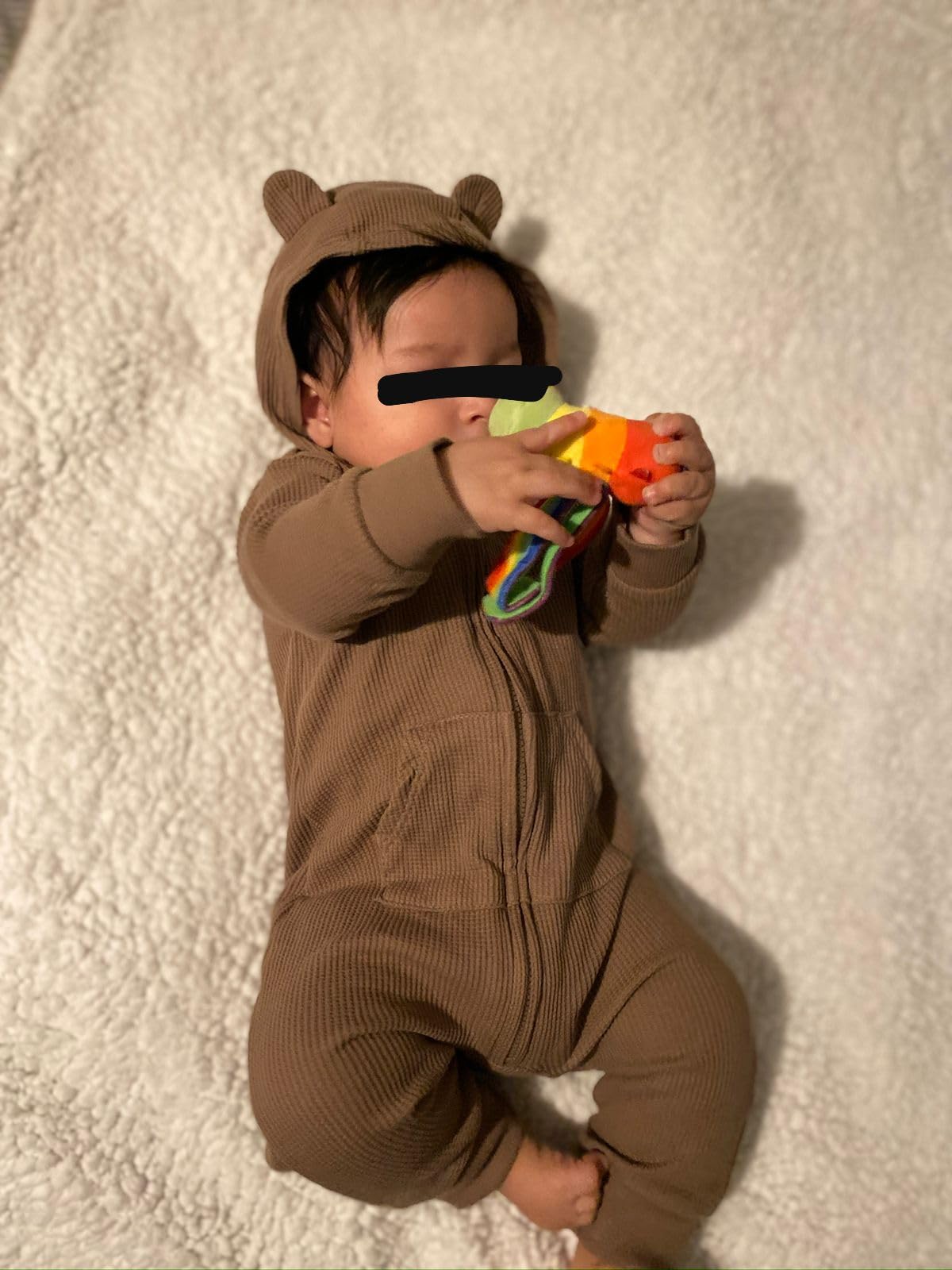 Infinno Baby Wrist Rattle Socks and Foot Finder Set, Perfect Baby Toys for 0-12 Months Newborn Boys and Girls As Shower Gifts, Garden Bug Series - Customer Photo 2