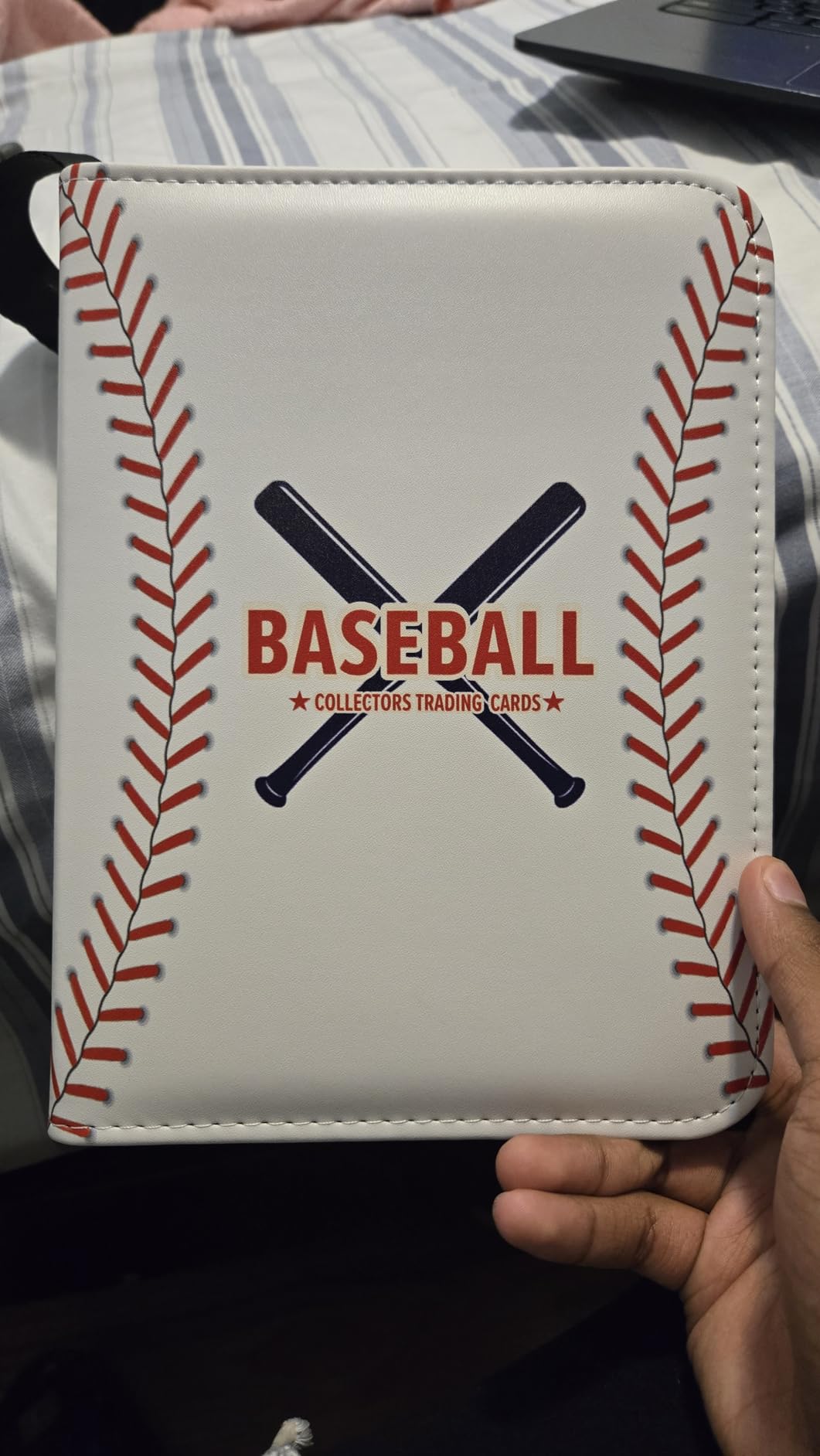 Baseball Card Binder with Sleeves 440 Pockets, Gifts for Baseball Card Collectors, Trading Card Holder Compatible with Topps Card, 55 Sleeves Card Album Card Storage Organizer - Customer Photo 1