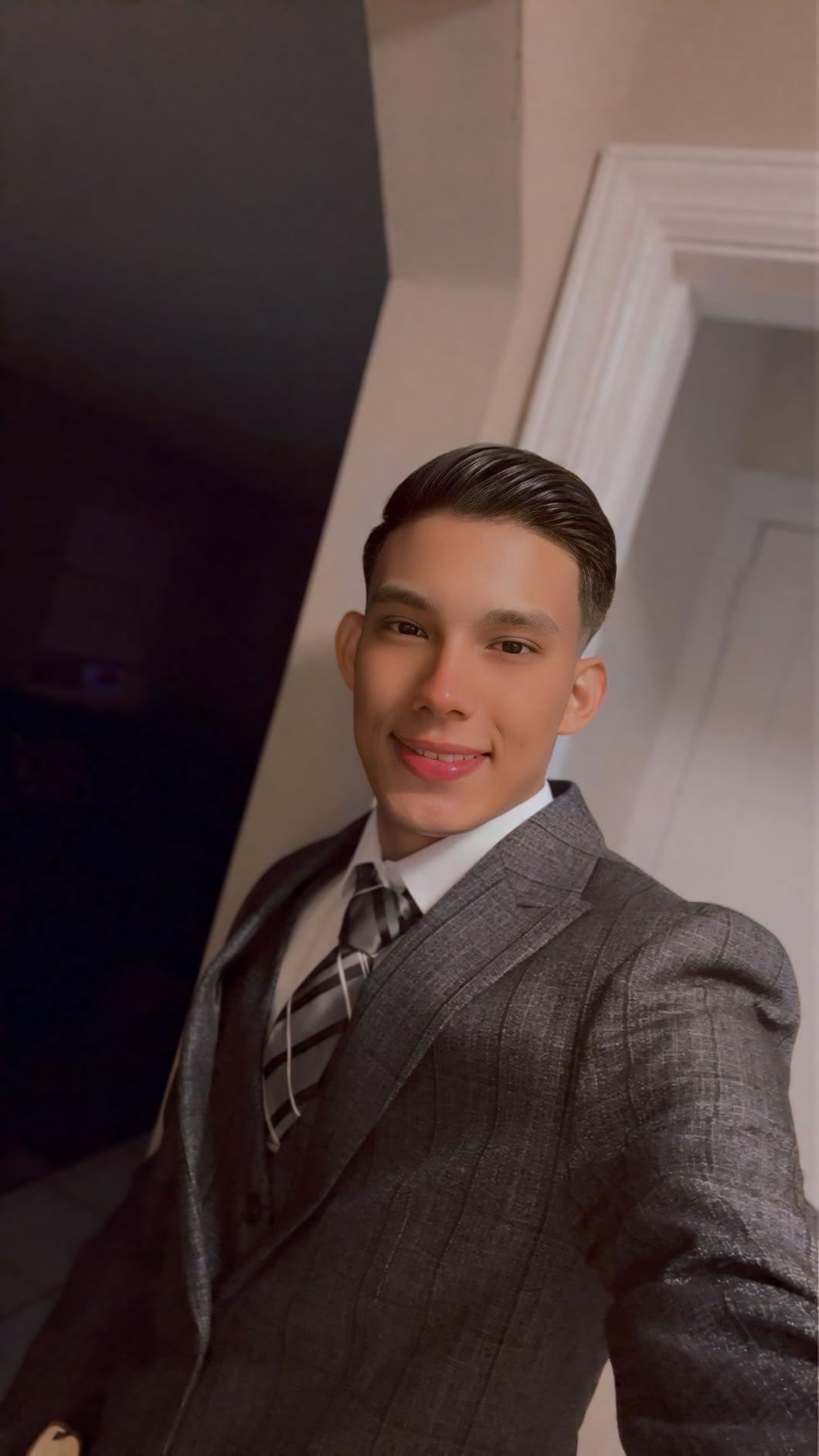 HISDERN Mens Ties Set Stripe Plaid Ties for Men and Pocket Square Cufflinks Formal Silk Necktie Wedding Business - Customer Photo 1