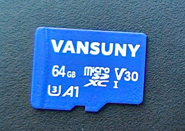 Vansuny Micro SD Card 128GB microSDXC Memory Card with SD Adapter A1 App Performance V30 4K Video Recording C10 U3 Micro SD for Phone, Security Camera, Dash Cam, Action Camera - Customer Photo 1