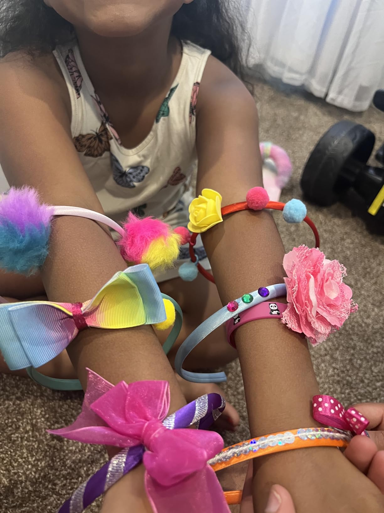 Pretty Me Headband Making Kit for Girls - Arts & Crafts Gift - Make Your Own Fashion Headbands for Kids - DIY Hair Accessories Set - Gift for Ages 5-12 Year Old Girl - Little Kids Art & Craft Gifts - Customer Photo 4