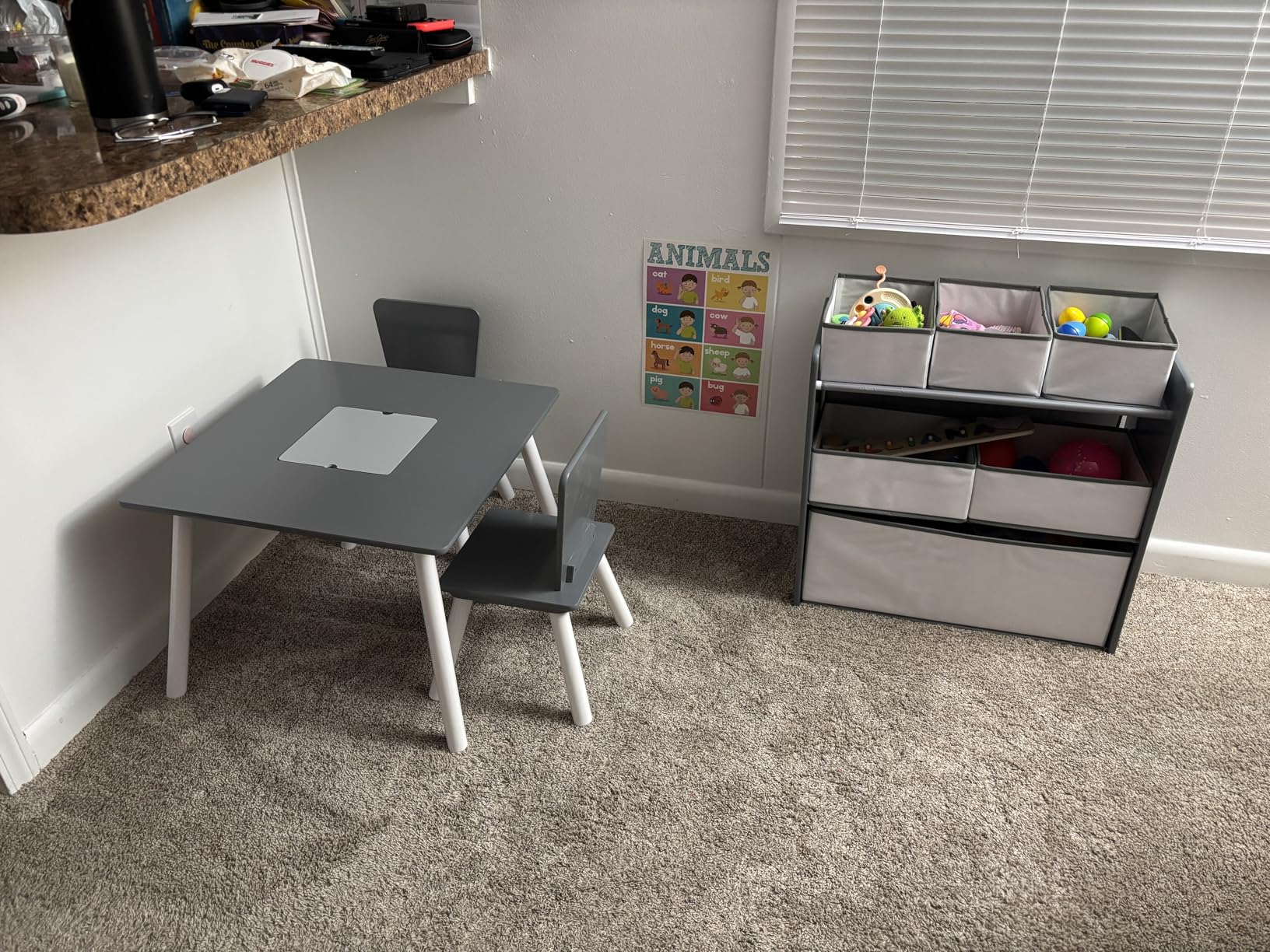 Delta Children 4-Piece Toddler Playroom Set, Grey/White Customer Review Delta Children 4-Piece Toddler Playroom Set, Grey/White - Customer Photo 1