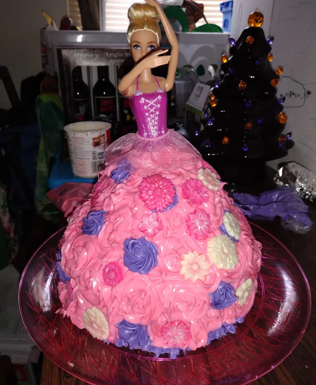 Barbie Dreamtopia Twinkle Lights Ballerina Doll with Brunette Hair & Light-Up Feature Wearing Removable Headband & Purple Tutu Customer Review Barbie Dreamtopia Twinkle Lights Ballerina Doll with Brunette Hair & Light-Up Feature Wearing Removable Headband & Purple Tutu - Customer Photo 5