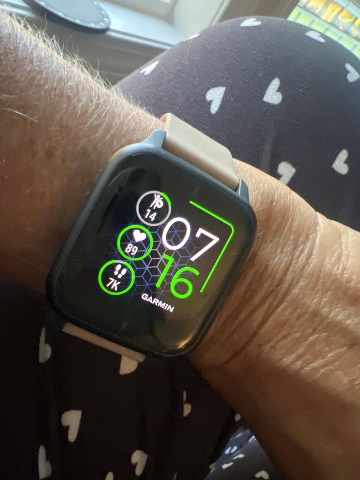 Garmin Venu® Sq 2 GPS Smartwatch, All-Day Health Monitoring, Long-Lasting Battery Life, AMOLED Display, Slate and Shadow Gray - Customer Photo 2