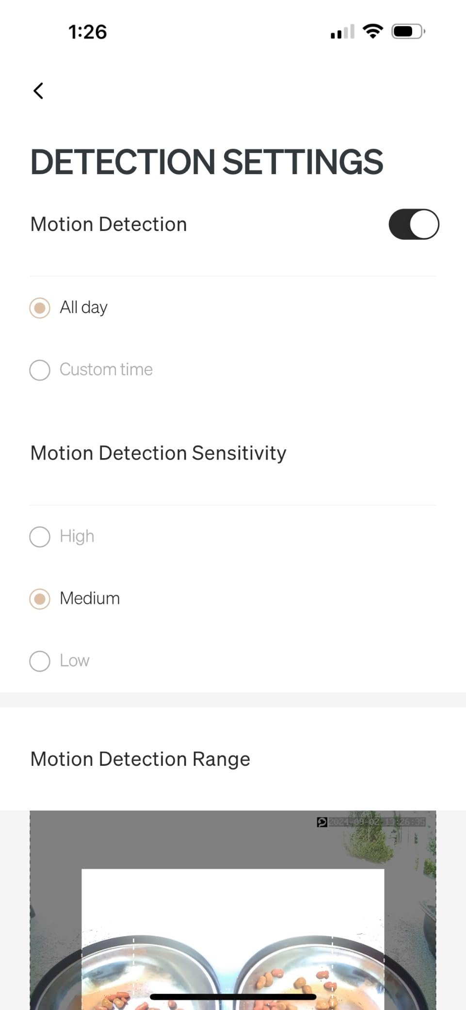 PETLIBRO Automatic Cat Feeder with Camera for Two Cats, 1080P HD Video with Night Vision, 5G WiFi Pet Feeder with 2-Way Audio for Cat & Dog, Low Food & Motion & Sound Alerts, Dual Tray, Black 5L - Customer Photo 1