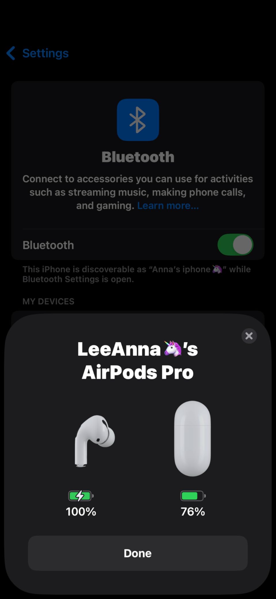 Apple AirPods Pro Wireless Earbuds with MagSafe Charging Case (Renewed) Customer Review Apple AirPods Pro Wireless Earbuds with MagSafe Charging Case (Renewed) - Customer Photo 1