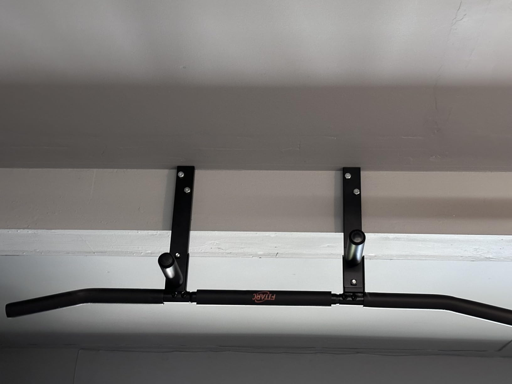 Fitarc Joist Mount Pull Up Bar, Chin Up Bar Ceiling Mount, Heavy Duty, Workout for Home Gym, 42 inch Wide -Patent Pending - Customer Photo 1
