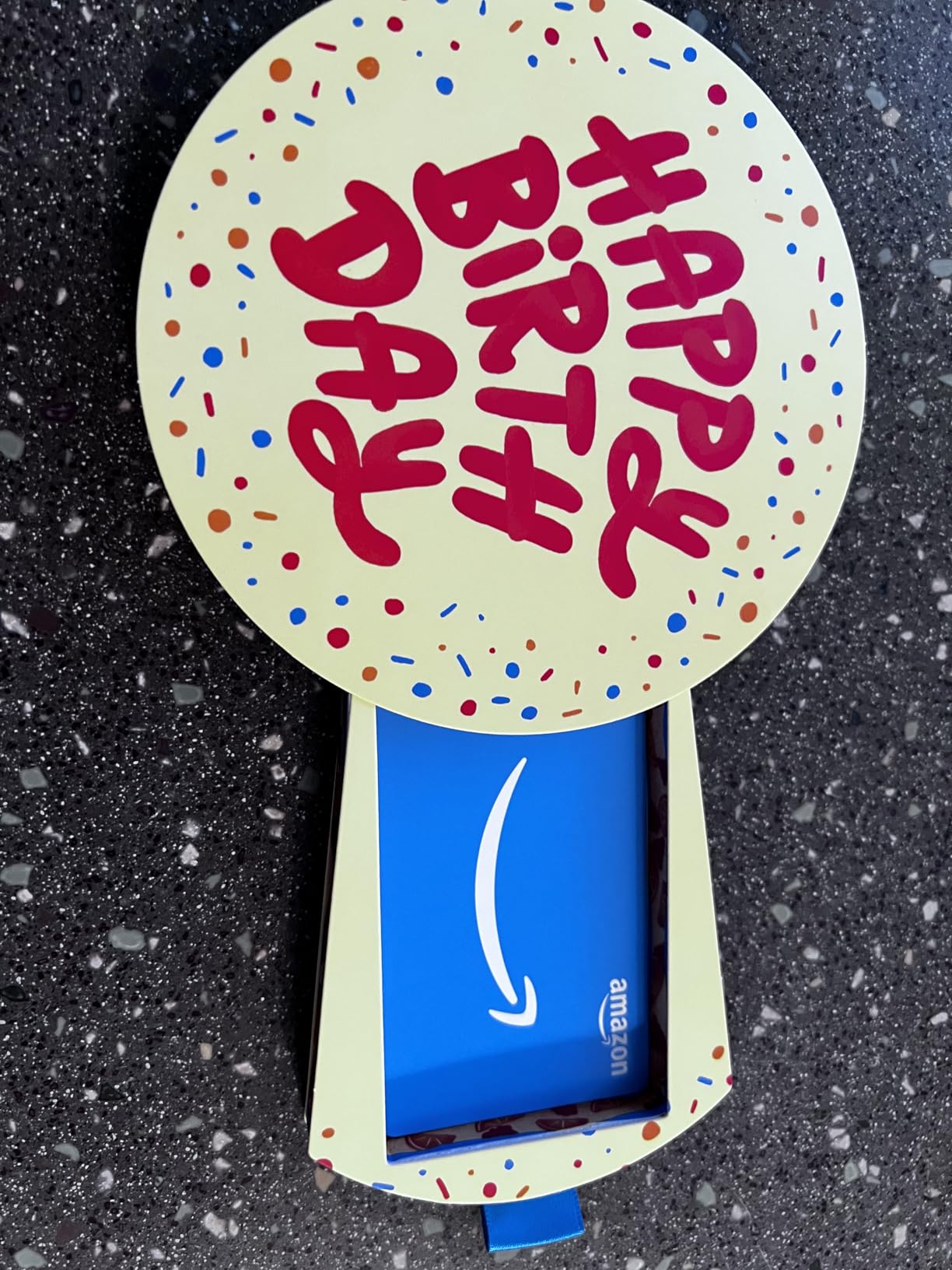 Amazon.com Gift Card in a Birthday Pop-Up Box - Customer Photo 1