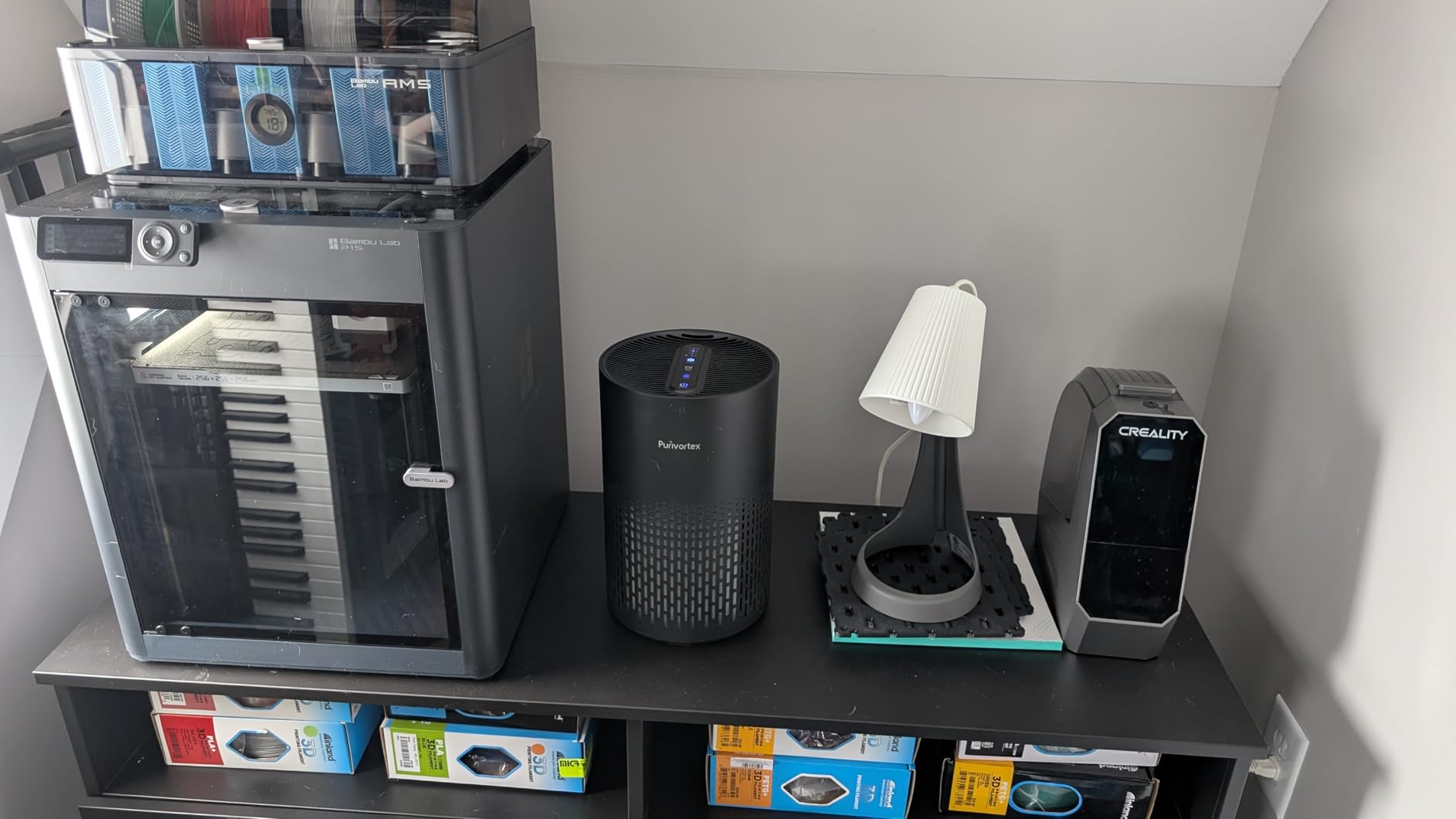 Purivortex Air Purifiers for Bedroom, Quiet Air Purifier with HEPA Filter for Pollen, Smoke, Dust, Pet Dander, Odor, Hair, Ozone Free, Covers Up to 880 Sq Ft, AC400 Black - Customer Photo 2