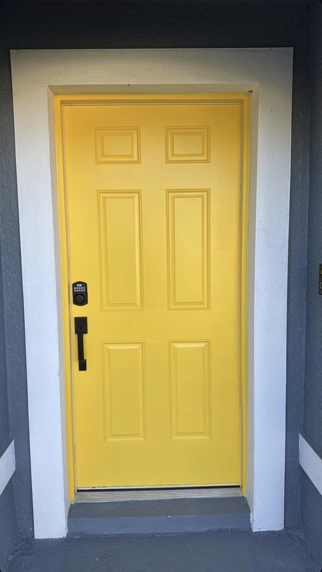 Veise Fingerprint Door Lock, Keyless Entry, Auto Lock, Electronic Keypad Deadbolt for Front Door, Biometric, Anti-Peeking Password, Easy Install, Satin Nickel - Customer Photo 1