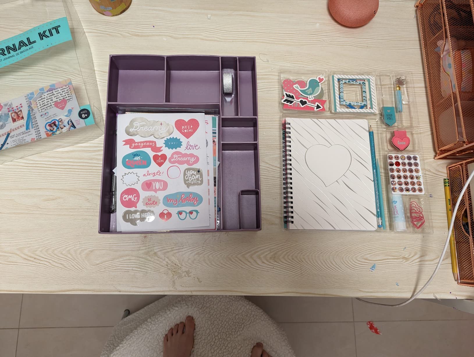 Pretty Me DIY Journal Kit for Girls - Gift for 8-14 Year Old Girl - Cool Birthday Gifts Ideas for Teens - Fun, Cute Art & Crafts Kits for Tween Teenage Kids- Scrapbook & Diary Supplies Toy Set Customer Review Pretty Me DIY Journal Kit for Girls - Gift for 8-14 Year Old Girl - Cool Birthday Gifts Ideas for Teens - Fun, Cute Art & Crafts Kits for Tween Teenage Kids- Scrapbook & Diary Supplies Toy Set - Customer Photo 1