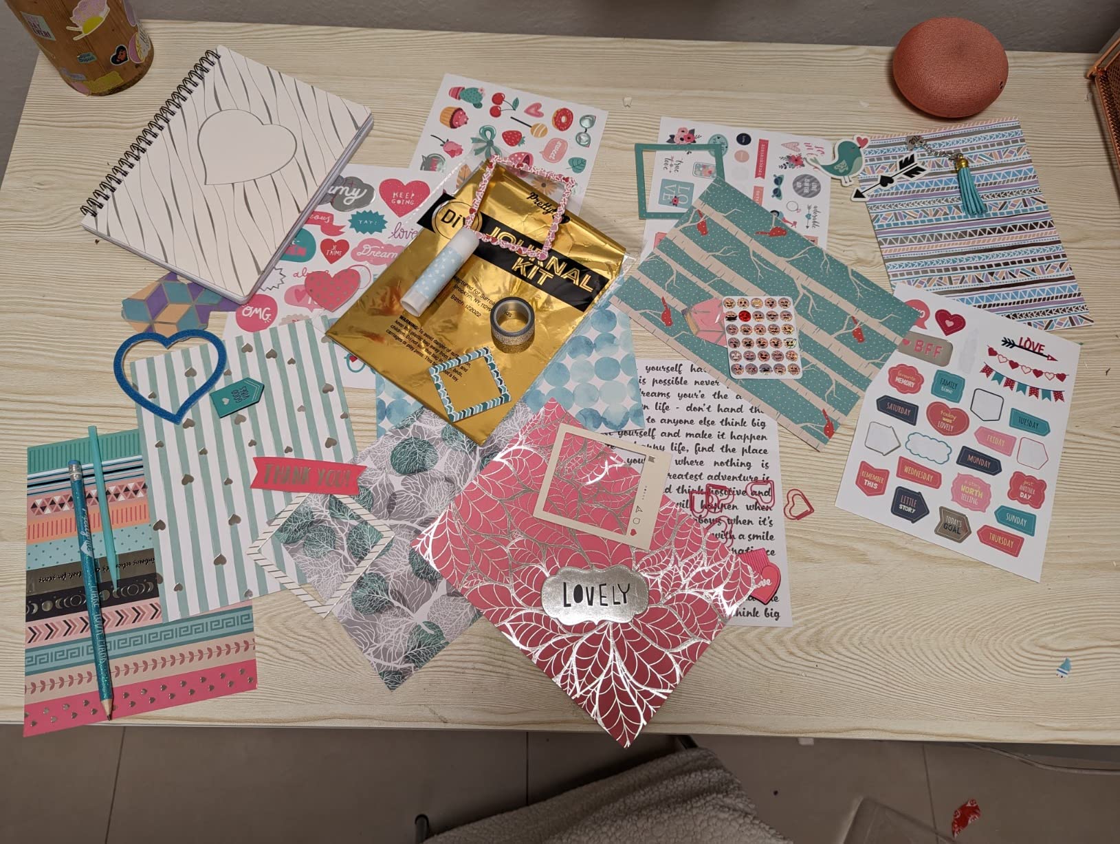 Pretty Me DIY Journal Kit for Girls - Gift for 8-14 Year Old Girl - Cool Birthday Gifts Ideas for Teens - Fun, Cute Art & Crafts Kits for Tween Teenage Kids- Scrapbook & Diary Supplies Toy Set Customer Review Pretty Me DIY Journal Kit for Girls - Gift for 8-14 Year Old Girl - Cool Birthday Gifts Ideas for Teens - Fun, Cute Art & Crafts Kits for Tween Teenage Kids- Scrapbook & Diary Supplies Toy Set - Customer Photo 2