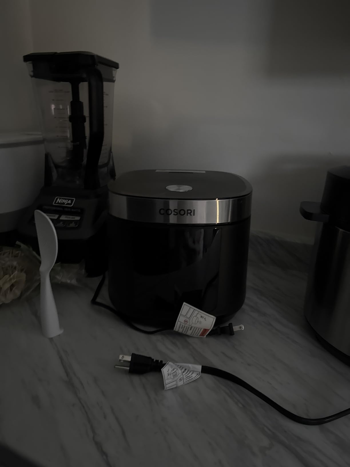 COSORI Rice Cooker 10 Cup, 24h Keep Warm, Non-stick Ceramic Inner Pot, 18 Functions Fuzzy Logic Rice Maker with Stainless Steel Steamer Basket, Sauté, Slow Cooker, Black - Customer Photo 2