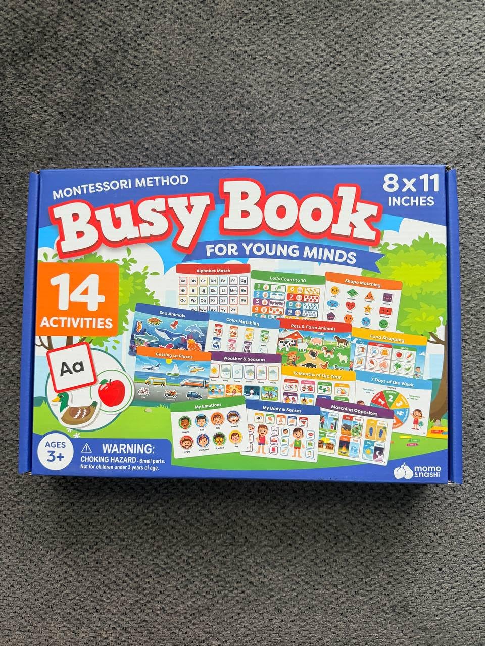 Montessori Preschool Busy Book for Toddlers Ages 3 and Up - Preassembled - Preschool Learning Activities Homeschool Montessori Toys - Gifts for 3 Year Old Boys - 4 Year Old Girl Birthday Gifts - Customer Photo 1