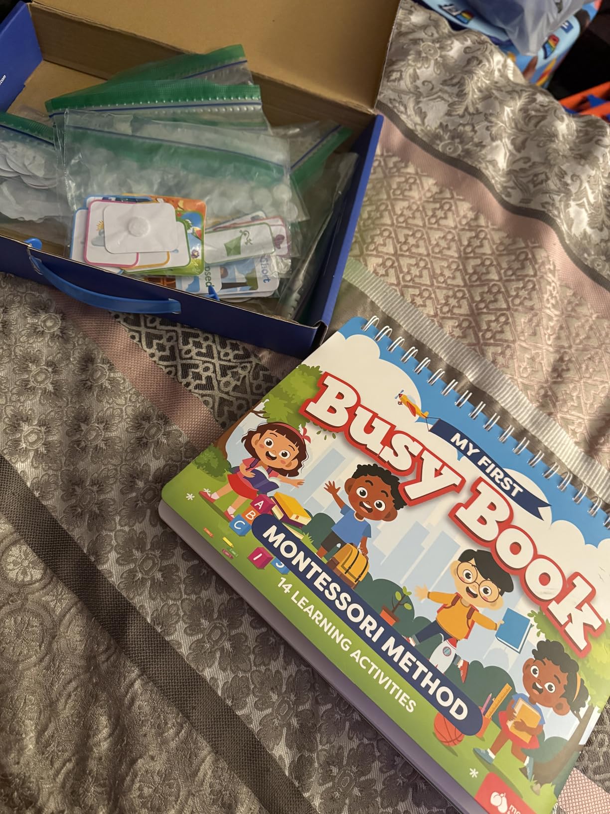 Montessori Preschool Busy Book for Toddlers Ages 3 and Up - Preassembled - Preschool Learning Activities Homeschool Montessori Toys - Gifts for 3 Year Old Boys - 4 Year Old Girl Birthday Gifts - Customer Photo 2