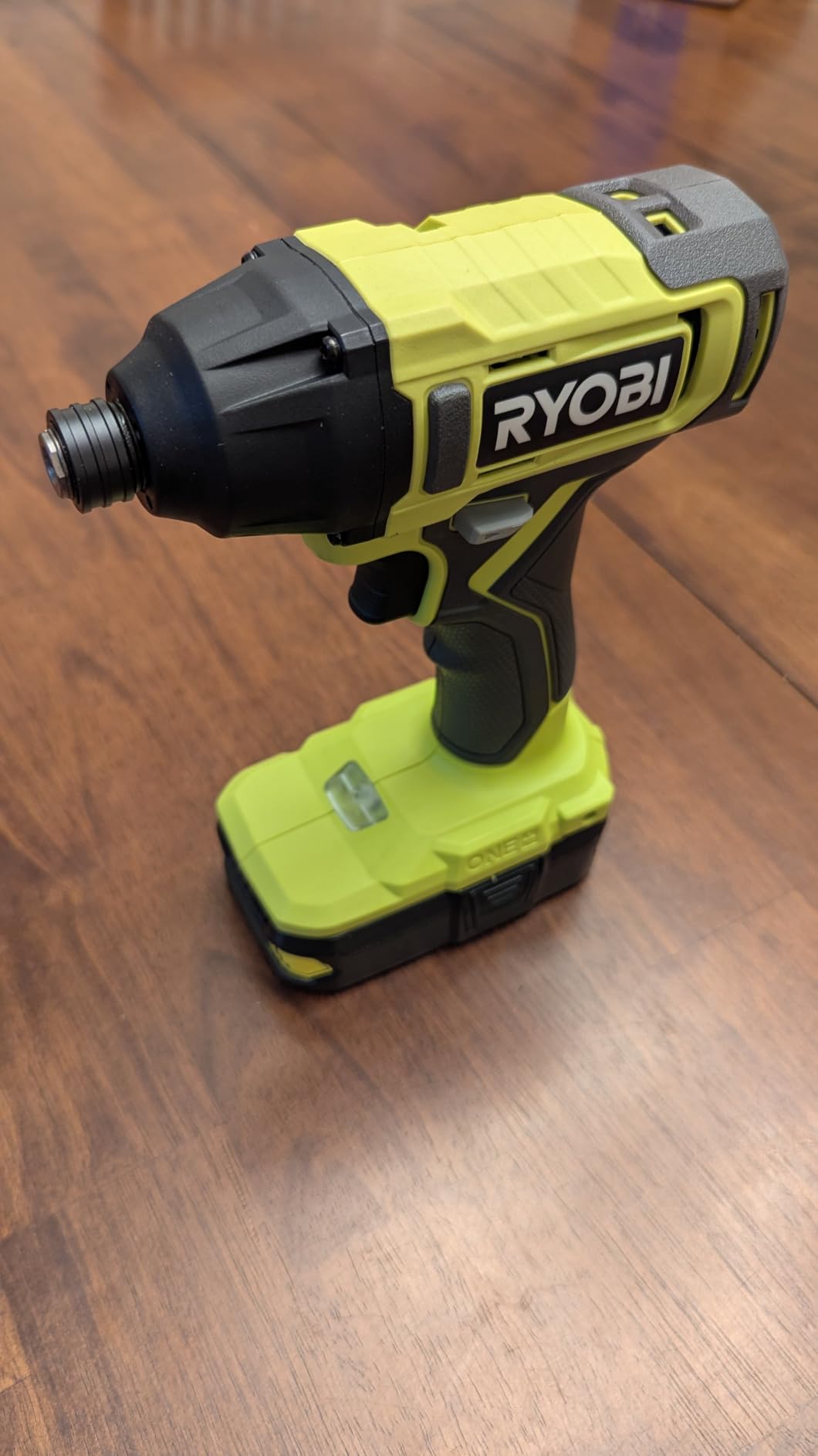 RYOBI ONE+ 18V Cordless 1/4 in. Impact Driver (Tool Only) Green - Customer Photo 1