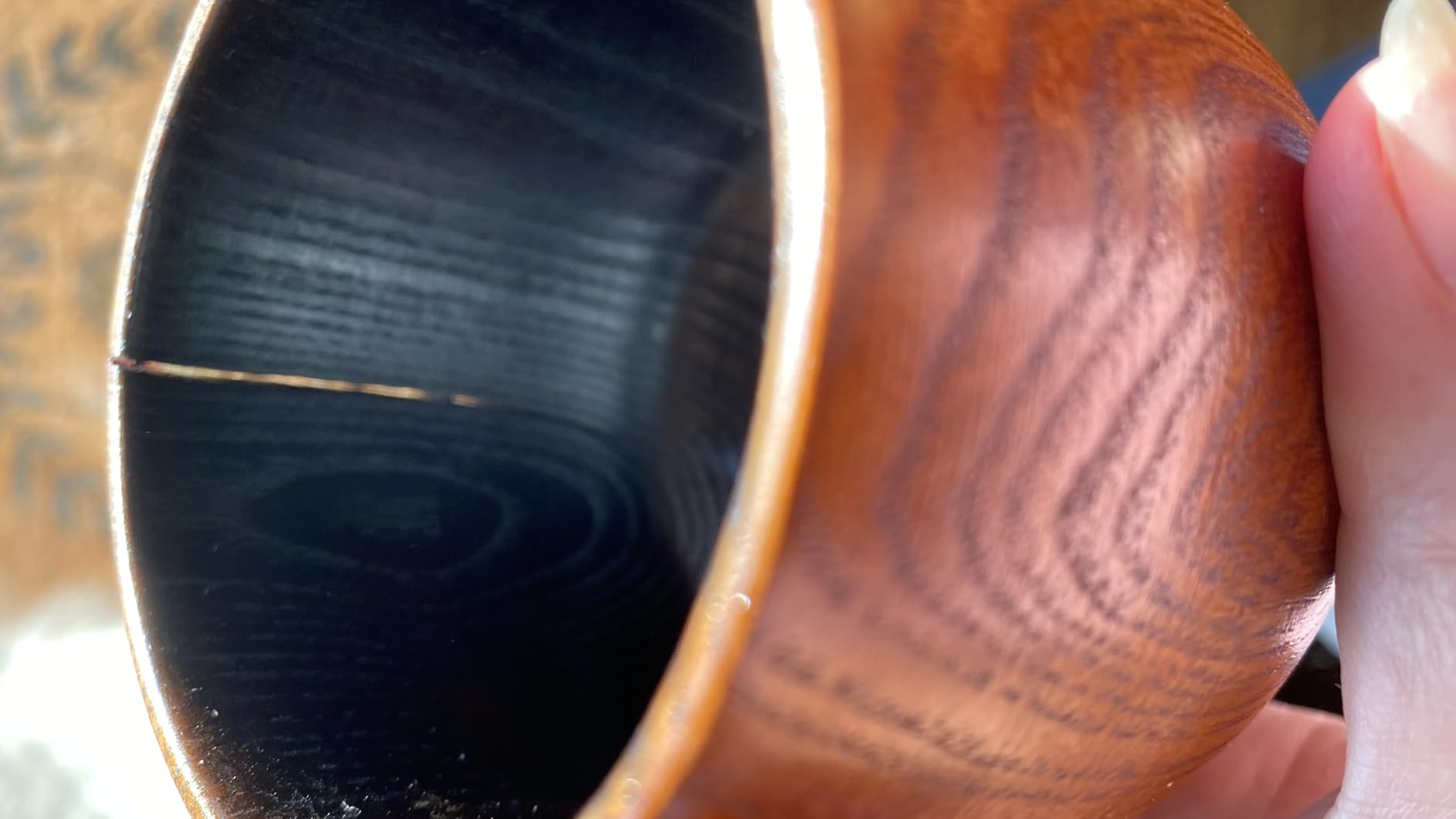 The Original Wooden Bourbon Drinking Glass Bourbon Gifts for Men | Wooden Old Fashioned Glass | Great Whiskey Gifts for Husband, Dad, or Brother | Perfect Present For Men Who Have Everything - Customer Photo 2