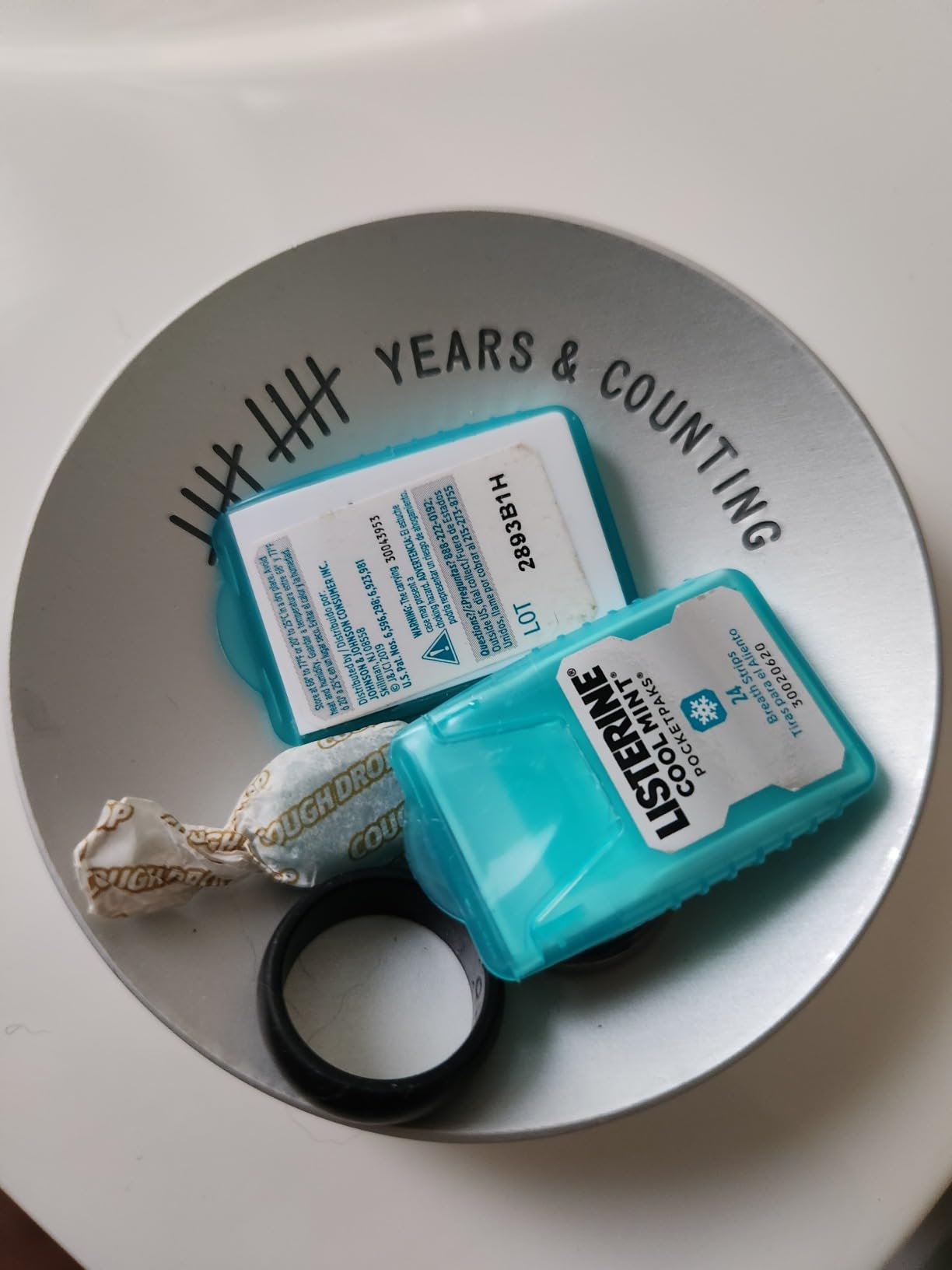 10th Anniversary Tin Gifts – 4 In., Engraved, Aluminum Wedding Ring Holder Dish & Gift Box – 10 Year Wedding Gift for Him & 10 Year Anniversary for Her Textured Style Customer Review 10th Anniversary Tin Gifts – 4 In., Engraved, Aluminum Wedding Ring Holder Dish & Gift Box – 10 Year Wedding Gift for Him & 10 Year Anniversary for Her Textured Style - Customer Photo 1