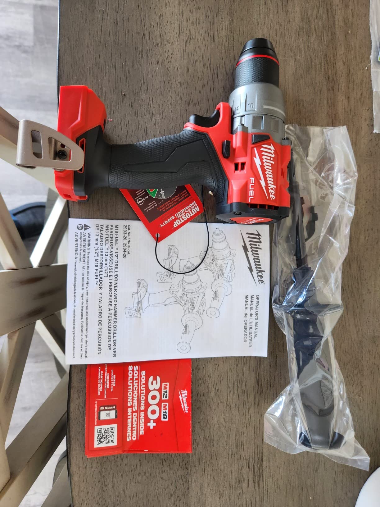 Milwaukee 2903-20 M18 FUEL 18V Lithium-Ion Brushless Cordless 1/2 in. Drill/Driver (Tool-Only) - Customer Photo 1