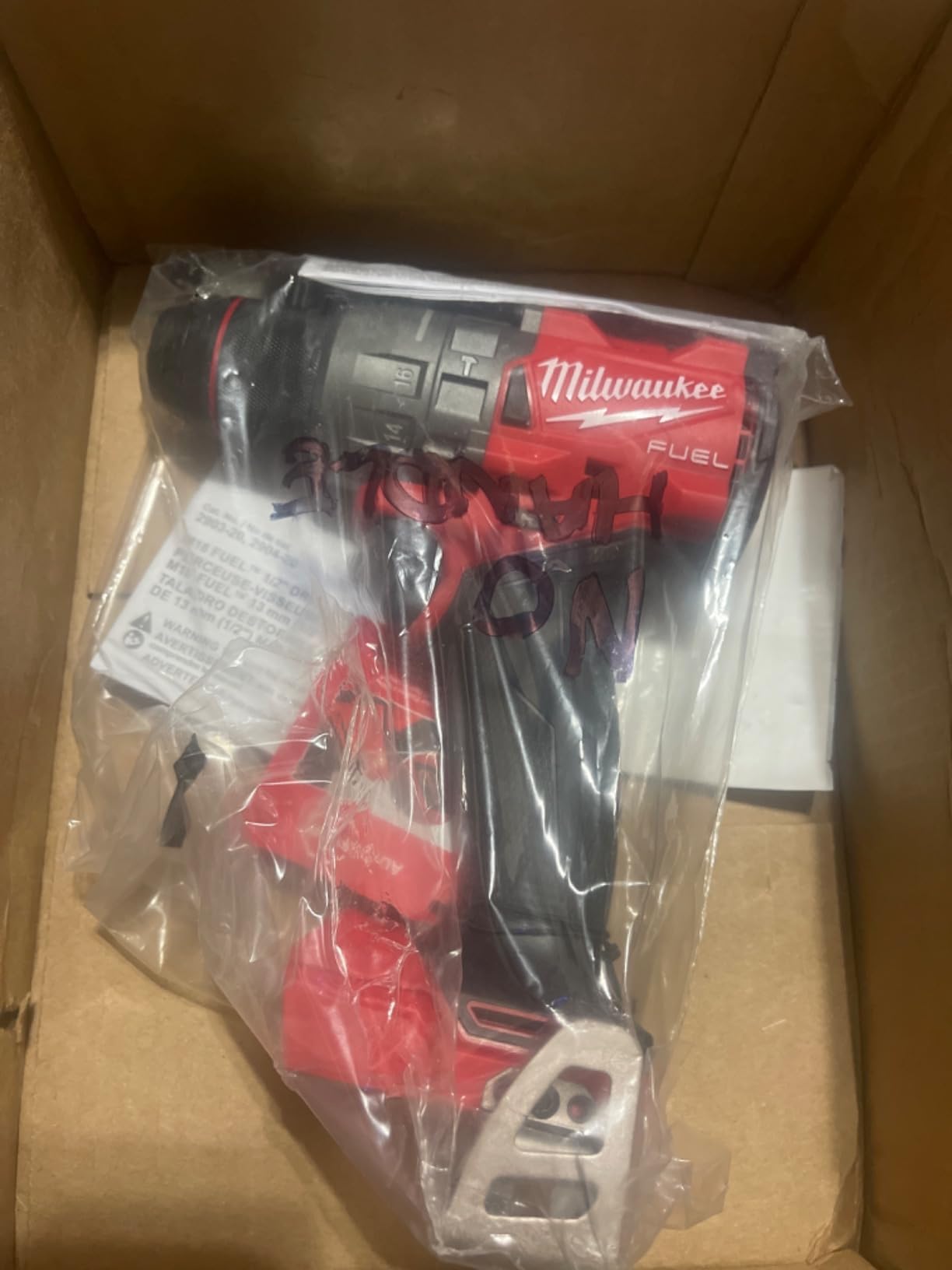 Milwaukee 2903-20 M18 FUEL 18V Lithium-Ion Brushless Cordless 1/2 in. Drill/Driver (Tool-Only) - Customer Photo 2